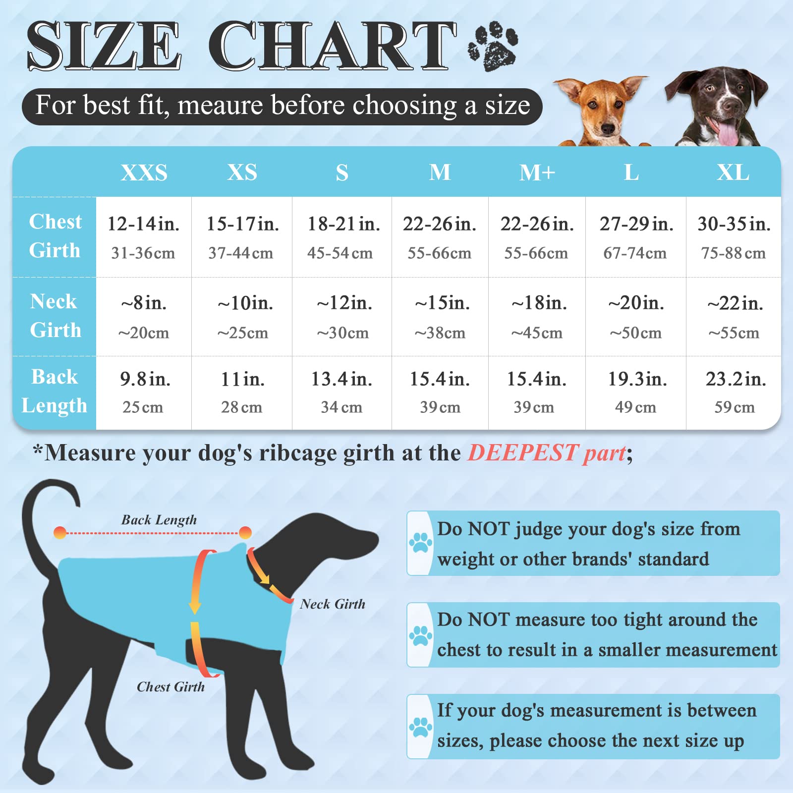 VIVAGLORY Dog Fleece Vest, Dog Cold Weather Sweater for Large Dogs, Adjustable Winter Warm Clothes with Two-Way Zipper Opening,