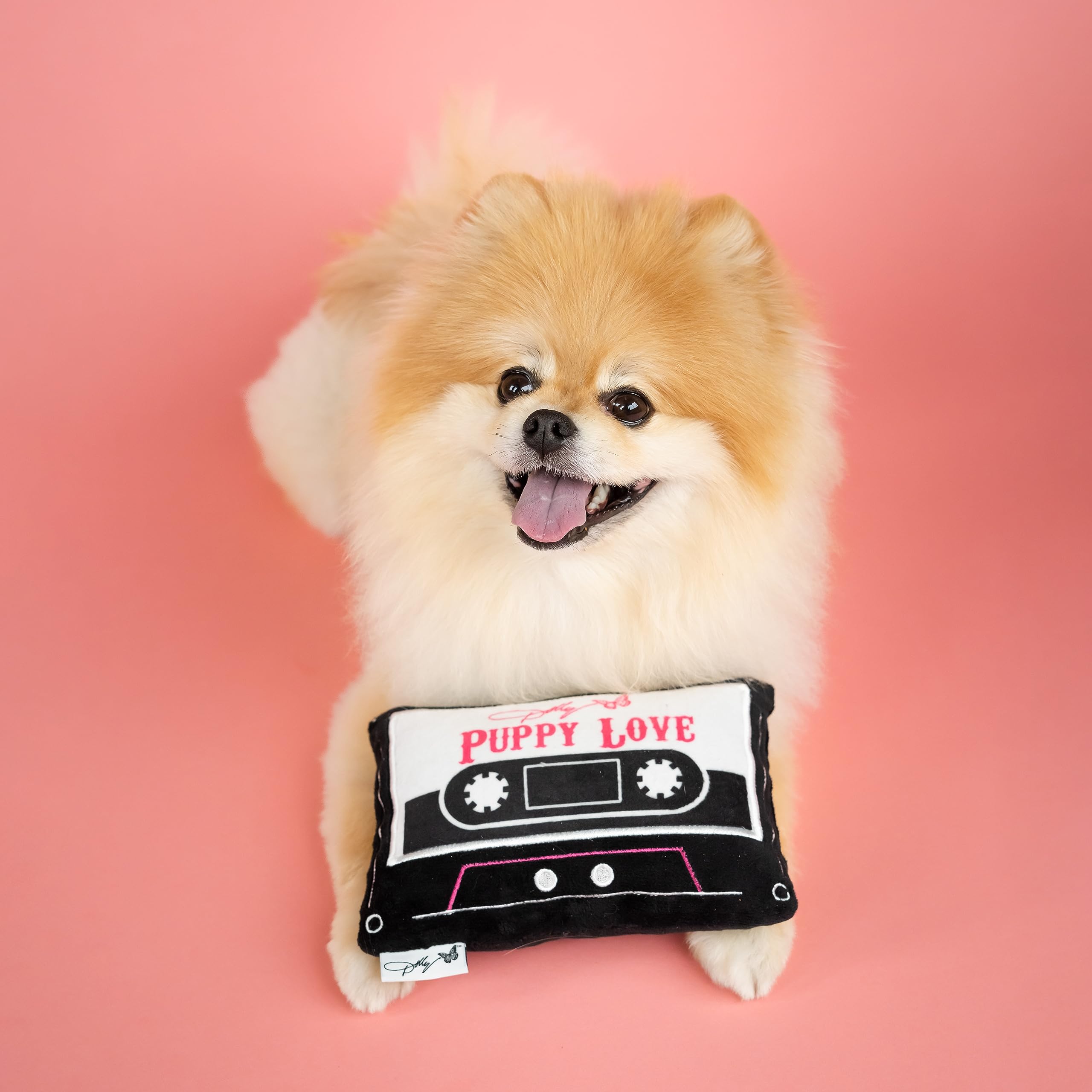 Doggy Parton Plush Dog Toys Collection - Puppy Love Tape
