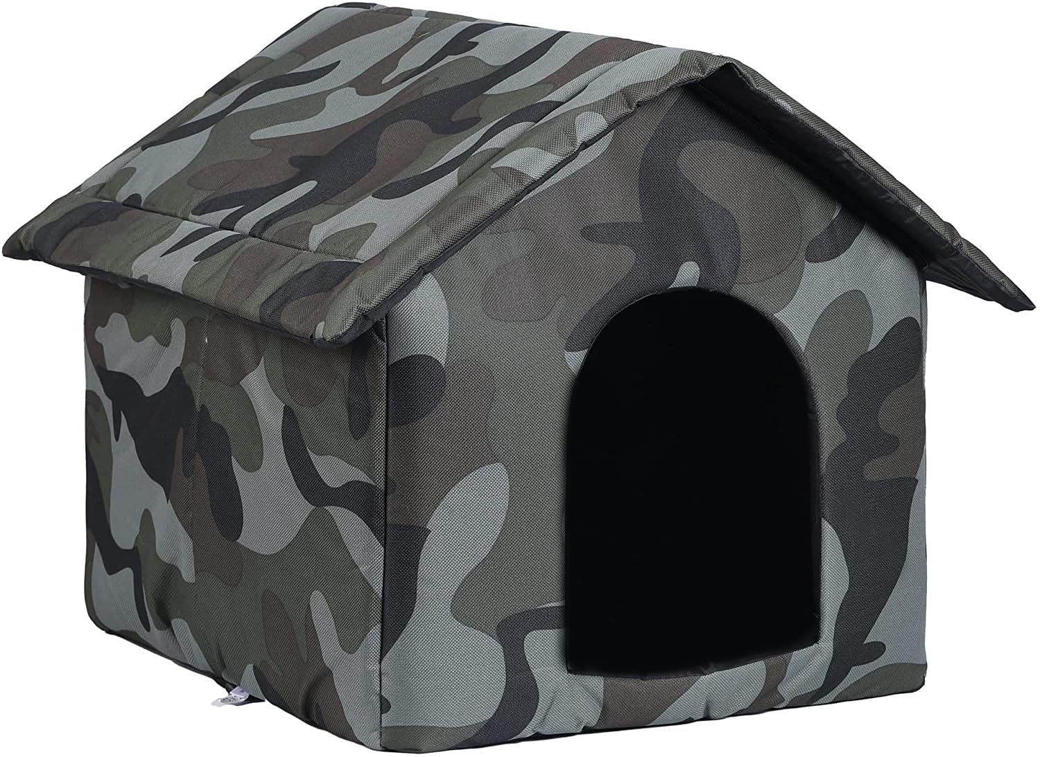 Cat Houses For Outdoor Cats Outdoor Houses For Feral Cats House With Weatherproof Canvas Roof Stray Shelter (Large Cat Houses, G