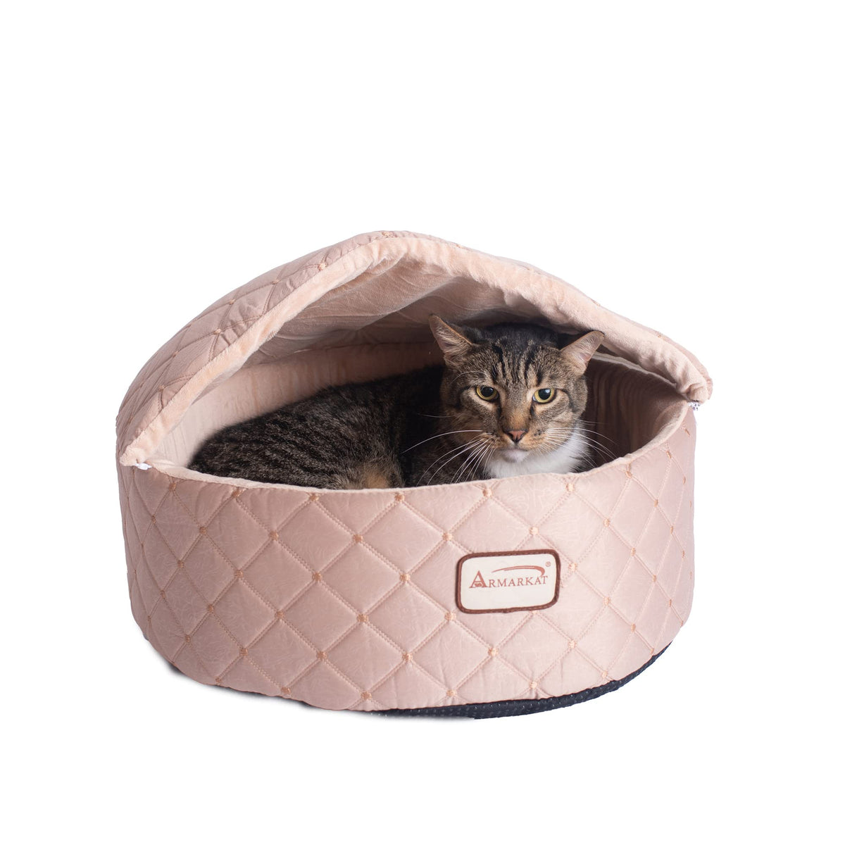 Armarkat Cat Bed, Medium, Light Apricot