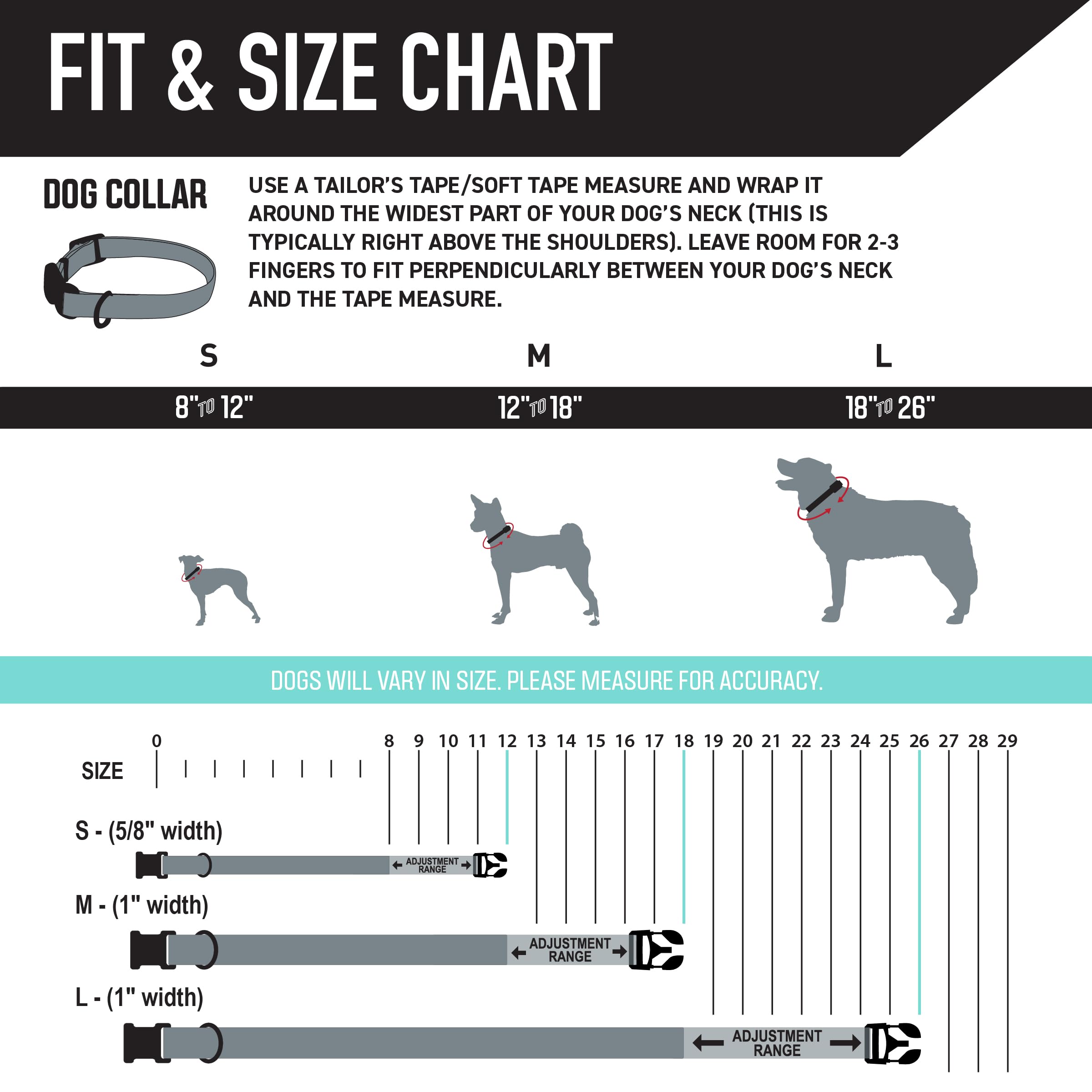 Wolfgang Heavy Duty, Adjustable Dog Collar with Quick Release Nylon Buckle for Walking & Training, SunsetPalms Print, Small