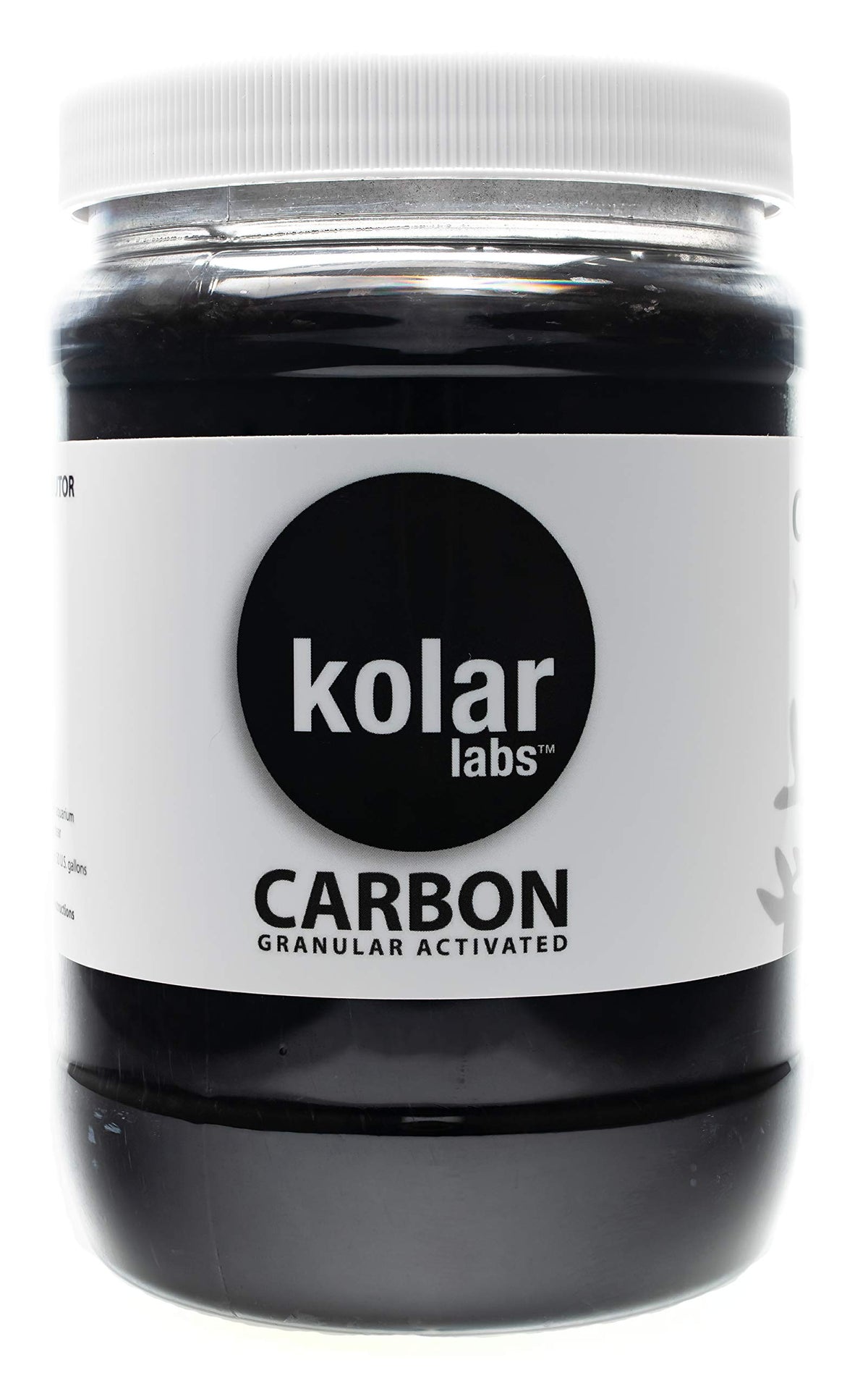 Kolar Labs Crystal Cal Activated Carbon - Large Jar, Activated Charcoal for Aquariums and Fish Tanks