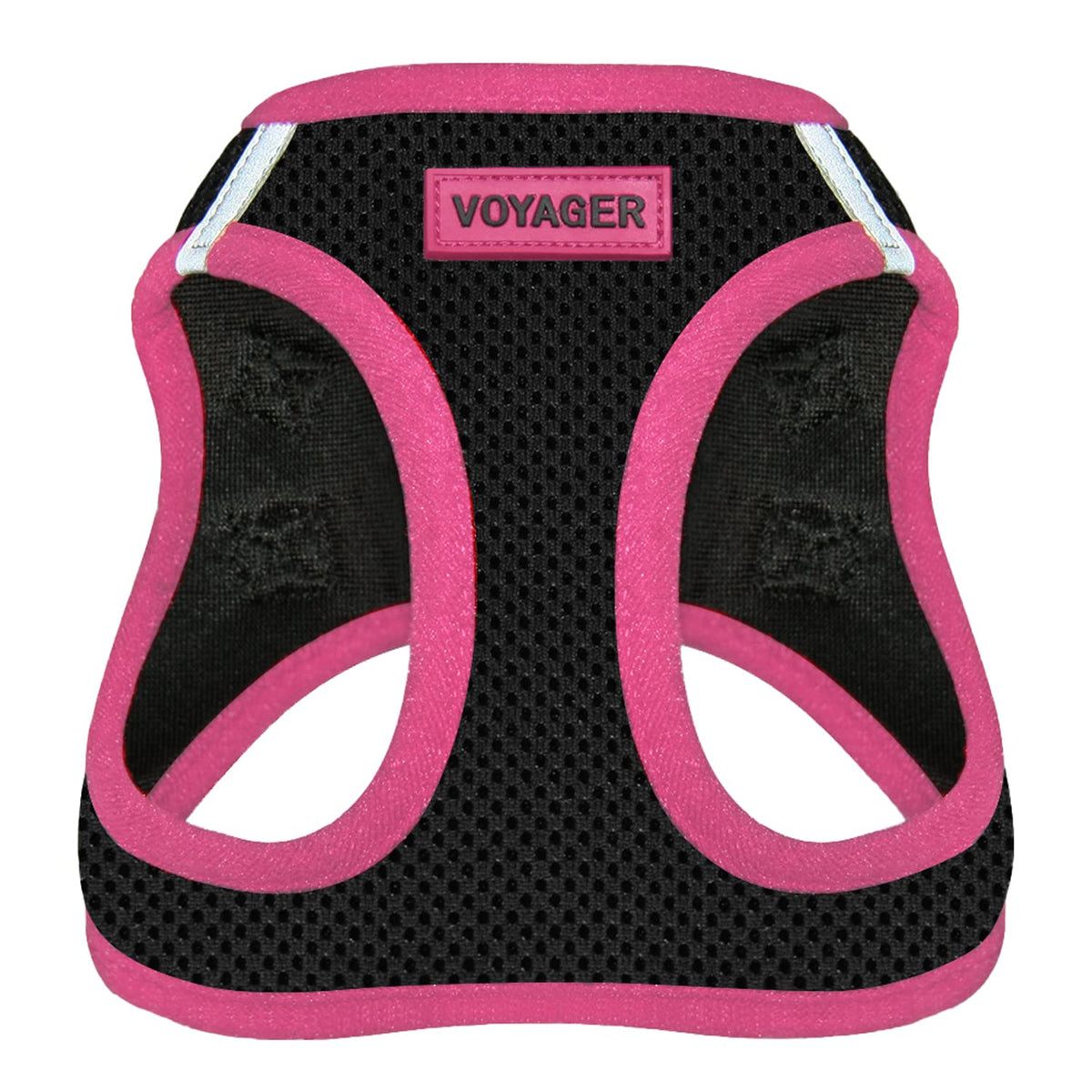 Voyager Step-In Air Dog Harness - All Weather Mesh Step In Vest Harness For Small And Medium Dogs By Best Pet Supplies - Pink Trim, Xl