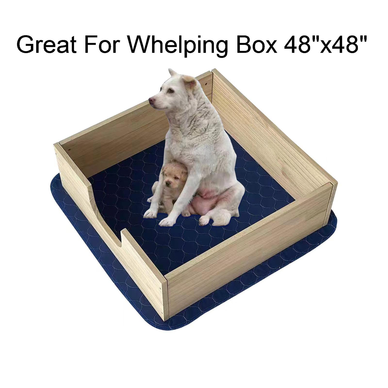 2Pack Pee Pads for Dogs Washable 53   x53   , Extra Large Puppy Pads Waterproof, Super Absorption, Anti Skid for Whelping Traini