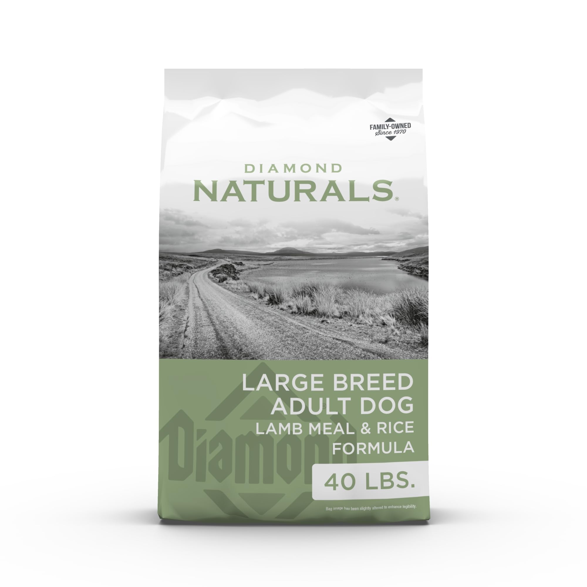 Diamond Naturals Large Breed Adult Dry Dog Food Lamb Meal and Rice Formula with Protein from Real Lamb, Probiotics and Essential