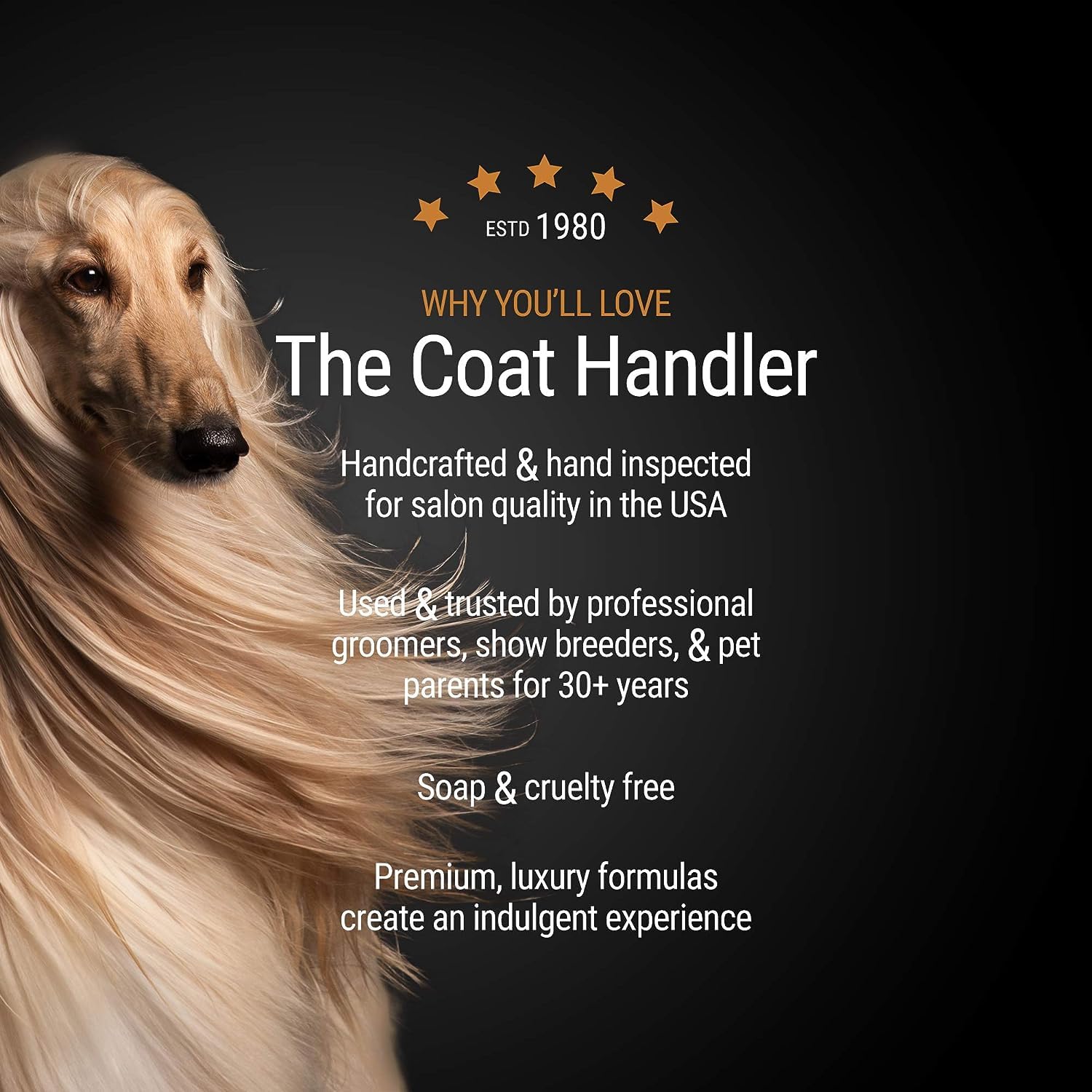 The Coat Handler Hypoallergenic Dog Shampoo, 16 Oz - All Natural Ingredients, For Pets With Sensitive Skin, Hypoallergenic, Non-Scented