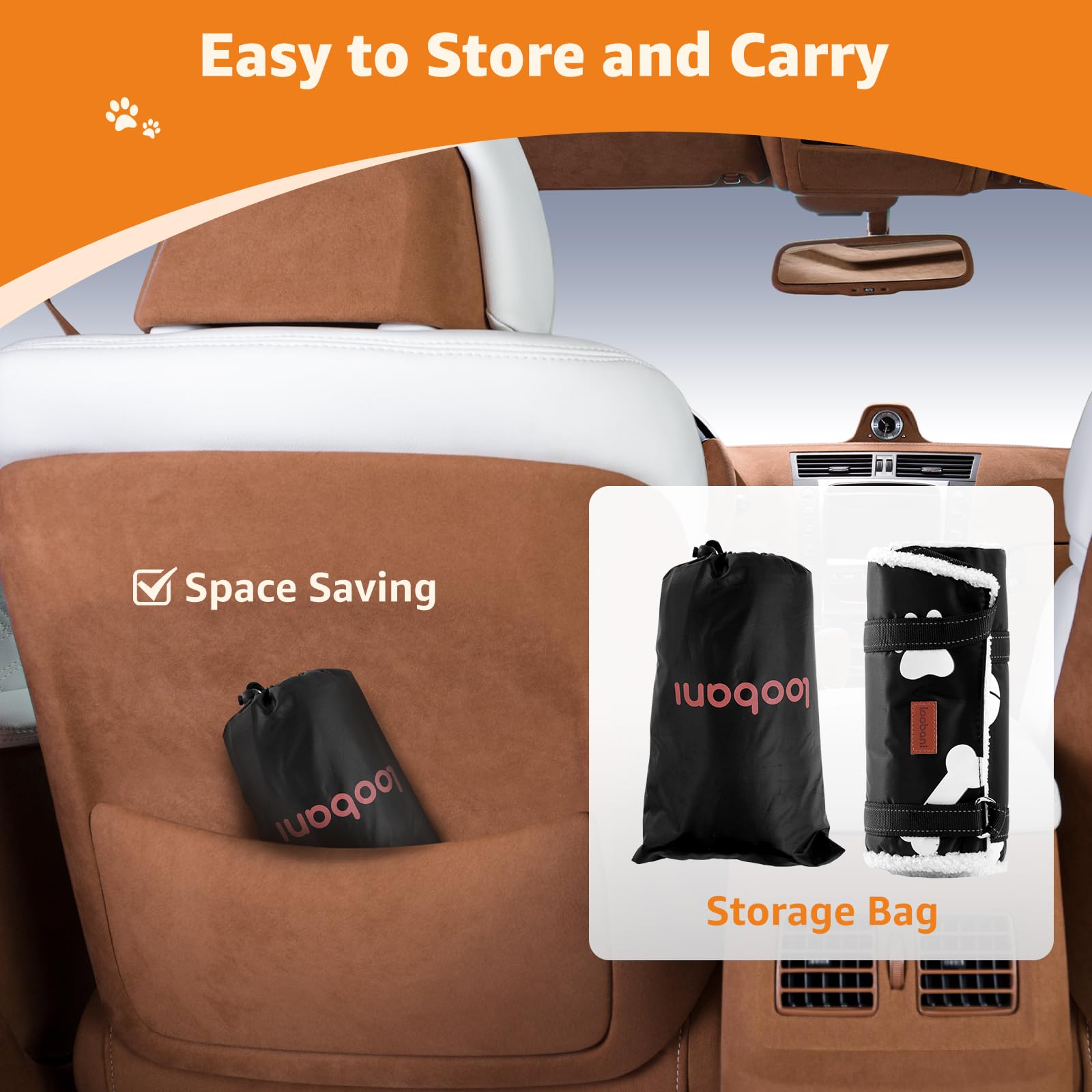 Loobani Dog Lift Harness For Back Legs, Portable Dog Sling For Large Dogs Hind Leg Support, Comfortable Leg Support Assistance F