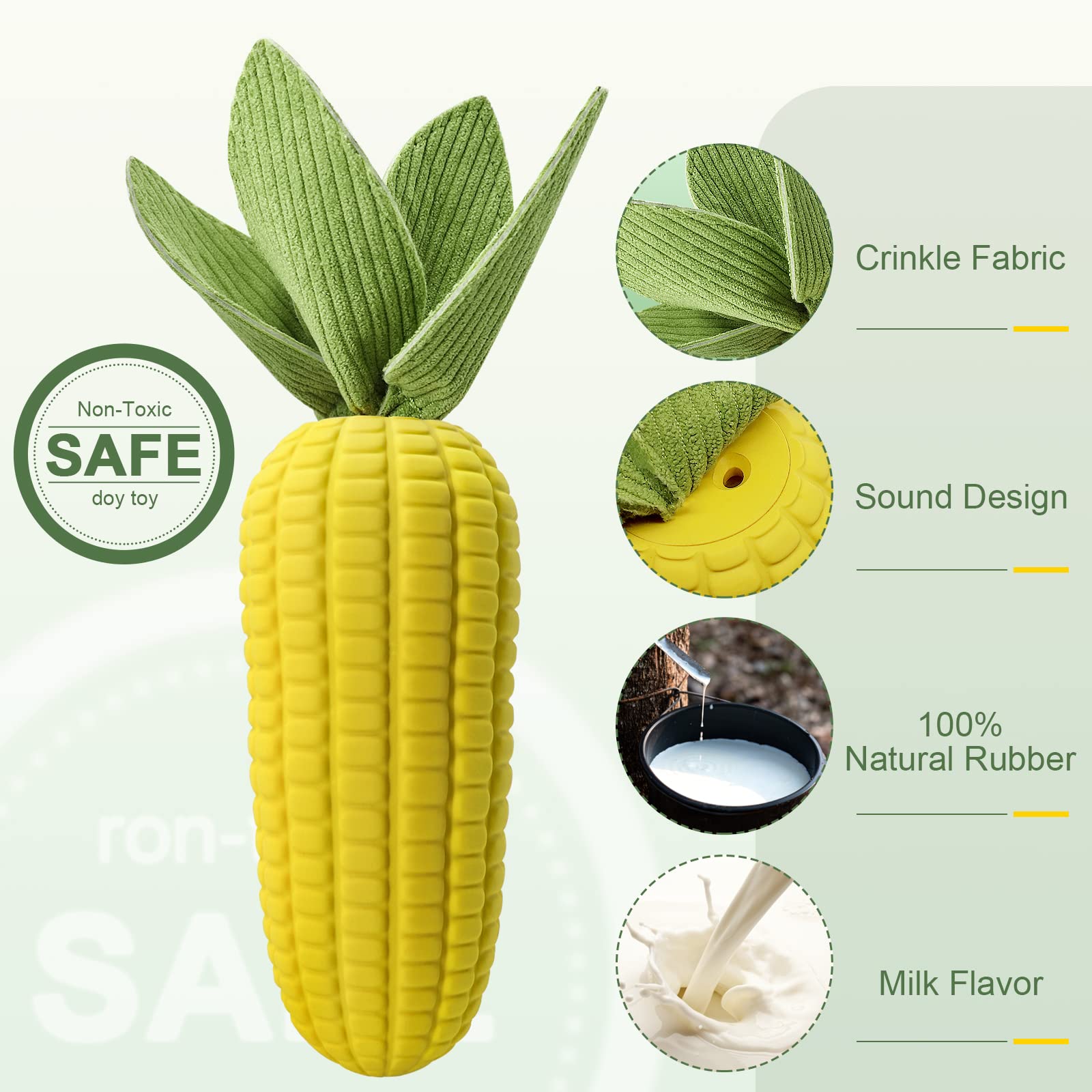 Vekung Dog Toys For Aggressive Chewers, Indestructible Tough Dog Toys For Large Dogs, Squeaky Dog Toys To Keep Them Busy, Interactive Dog Chew Toys For Small Medium Large Breed Dogs