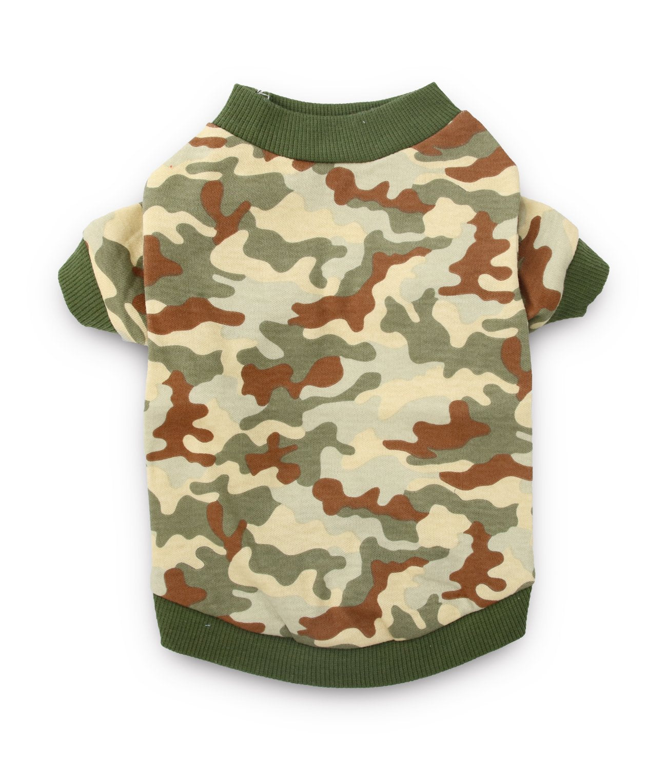DroolingDog Dog Tee Shirts for Small Dogs Boy Dog Clothes Puppy Camo T Shirt for Boys Clothes Camouflage Tshirts