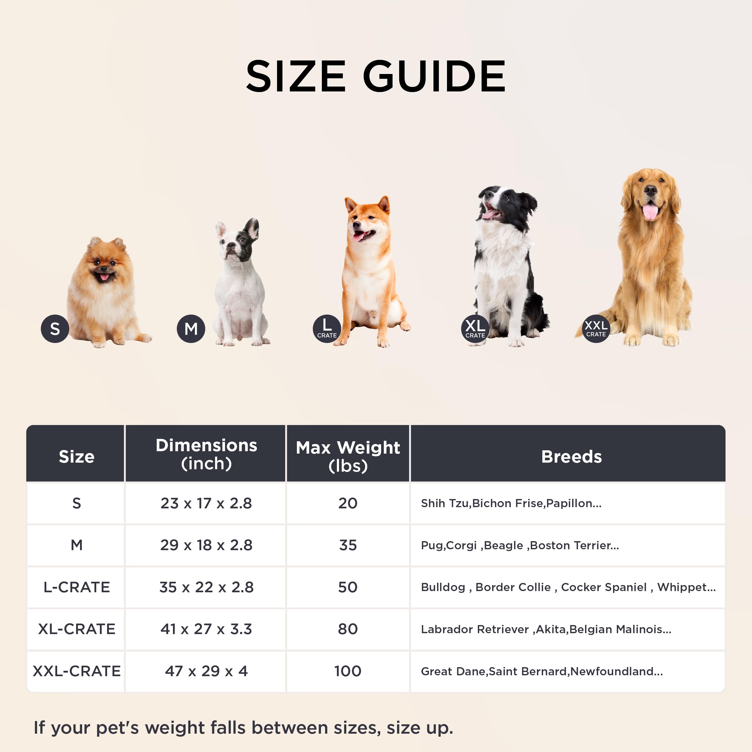 Bedsure Dog Bed Medium Size Dog - Orthopedic Pet Beds with Removable Machine Washable Cover, NOT Waterproof Egg Crate Foam Puppy