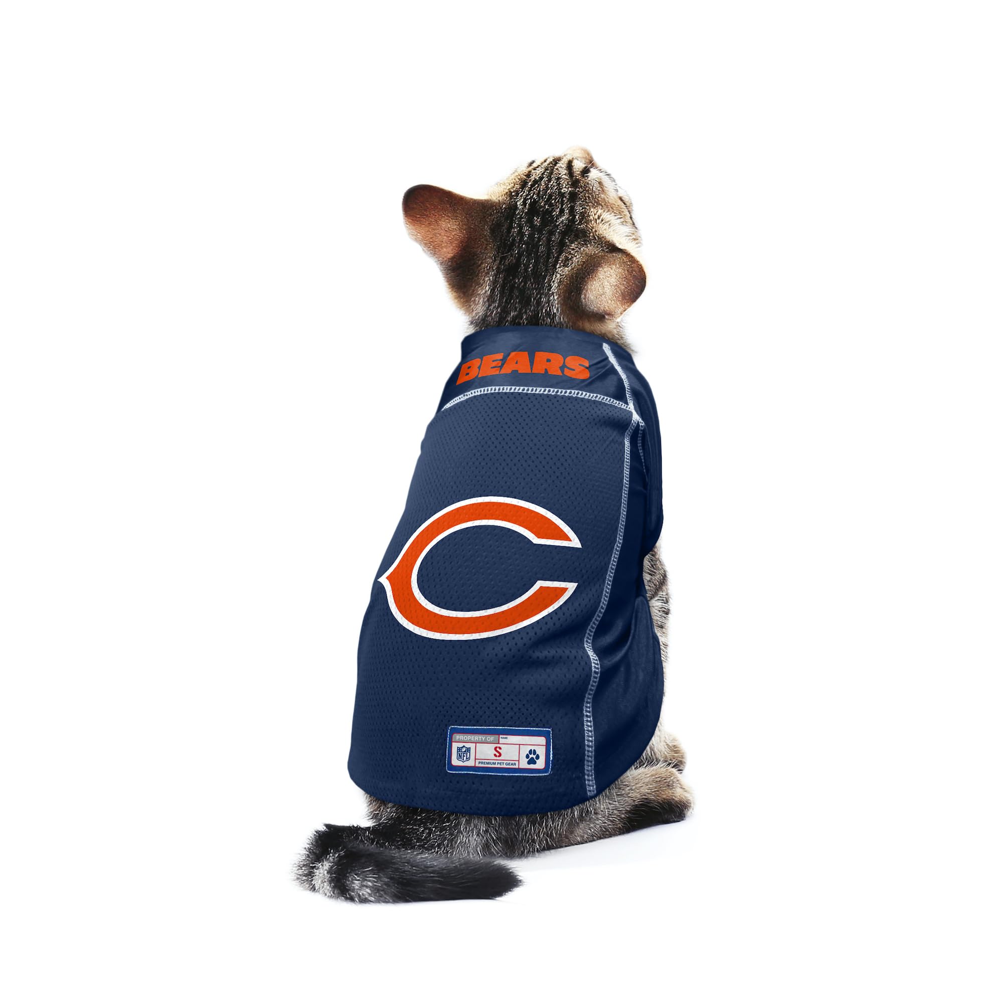 Littlearth Unisex-Adult Nfl Chicago Bears Basic Pet Jersey, Team Color, Small