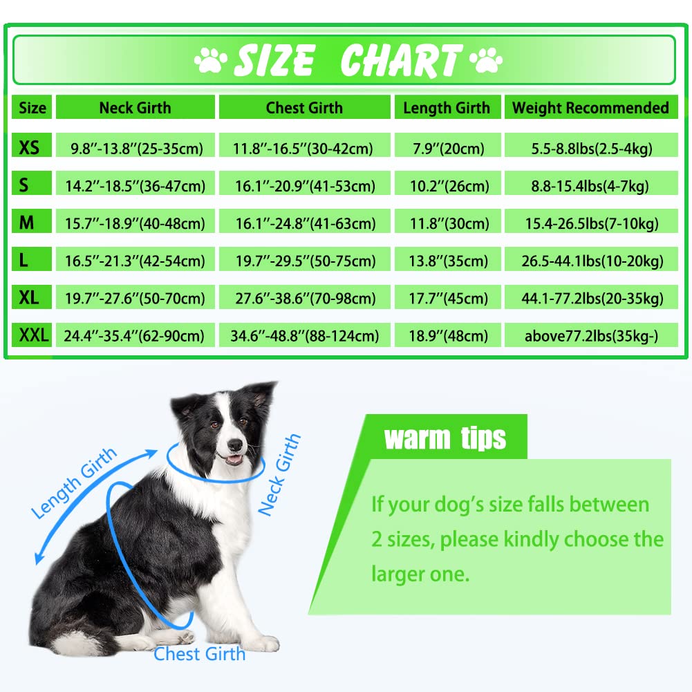 Emust Life Preserver For Dogs, Lightweight Small/Medium/Large, Xl Life Jacket For Swimming/Boat, Green