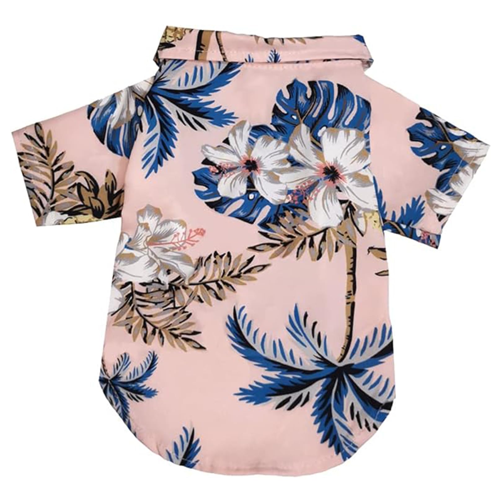 LHYZ PARK Hawaiian Beach Print Pet Dog Cat T-Shirts Cute for Small to Medium Dog Cats Shirt Clothes (2XL, Pink)