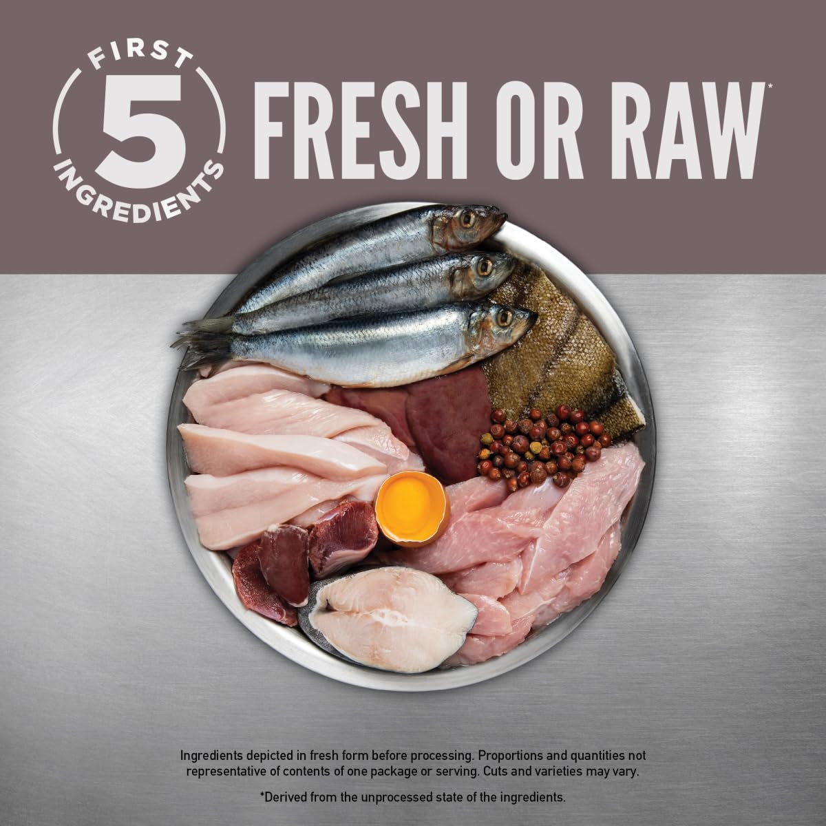 ORIJEN Fit & Trim Dry Dog Food, Grain Free, 25lb, Fresh Ingredients, Grey
