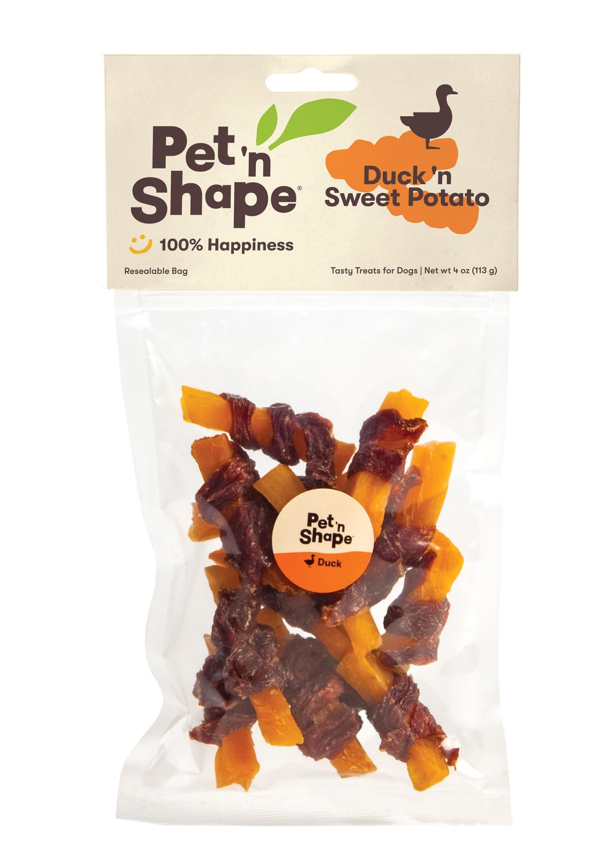 Pet 'N Shape Sweet Potato Chews Jerky Dog Treats - 4 Ounce