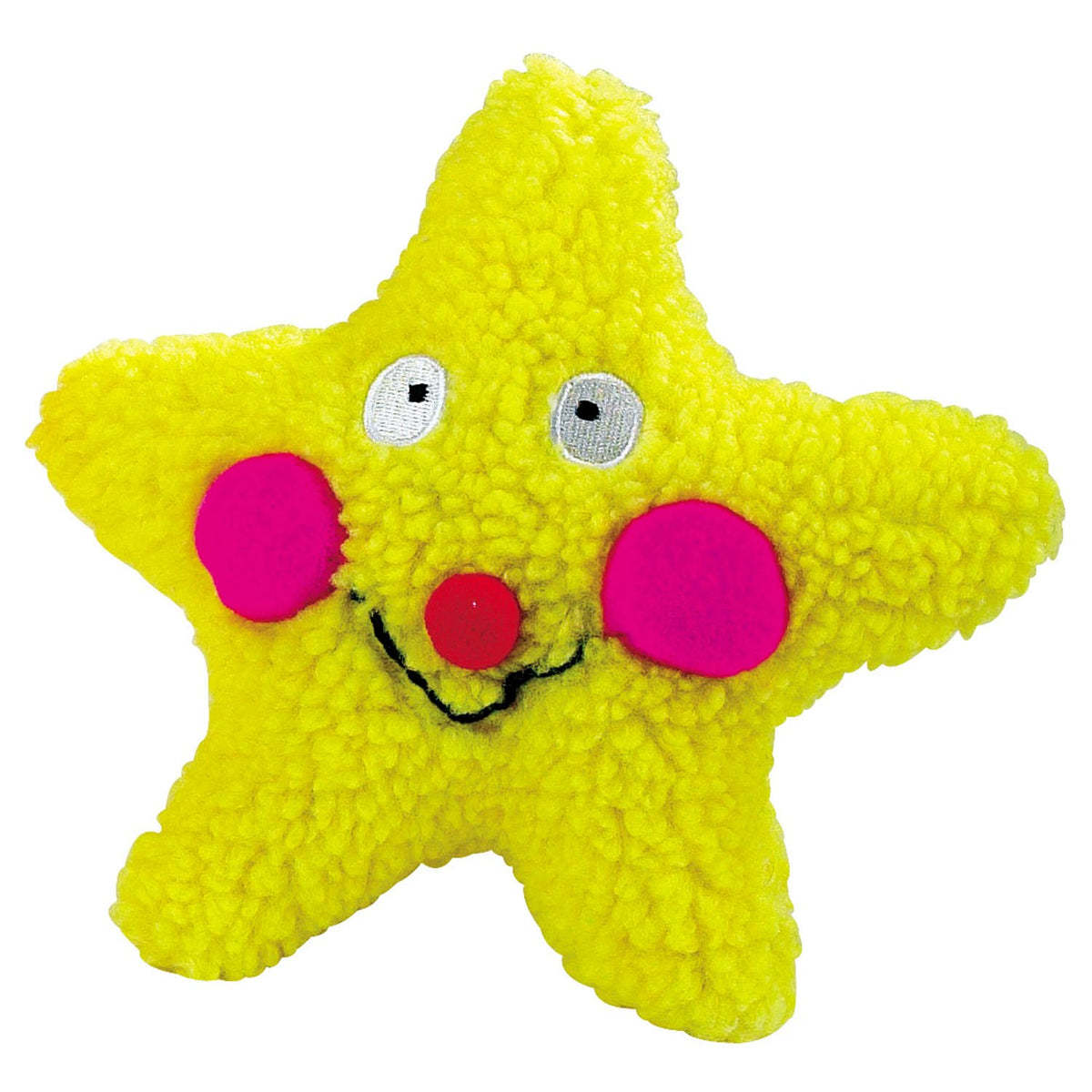 Zanies Smiling Star Dog Toys, Yellow Star, 7.5''