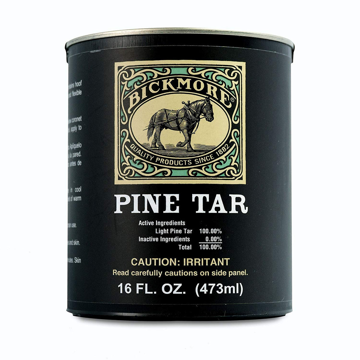 Pine Tar 16 oz | 100% Pure | Natural Sealant for Horse Hooves & Wood Preservative for Decks, Fences, Barns, and Outdoor Wood | P