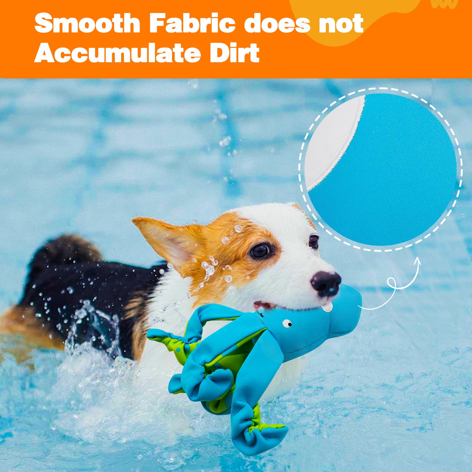 Lepawit Squeaky Dog Toys, Floating Dog Toys For Indoor Or Outward Play, Interactive Gifts For Small And Medium Dogs - Octopus