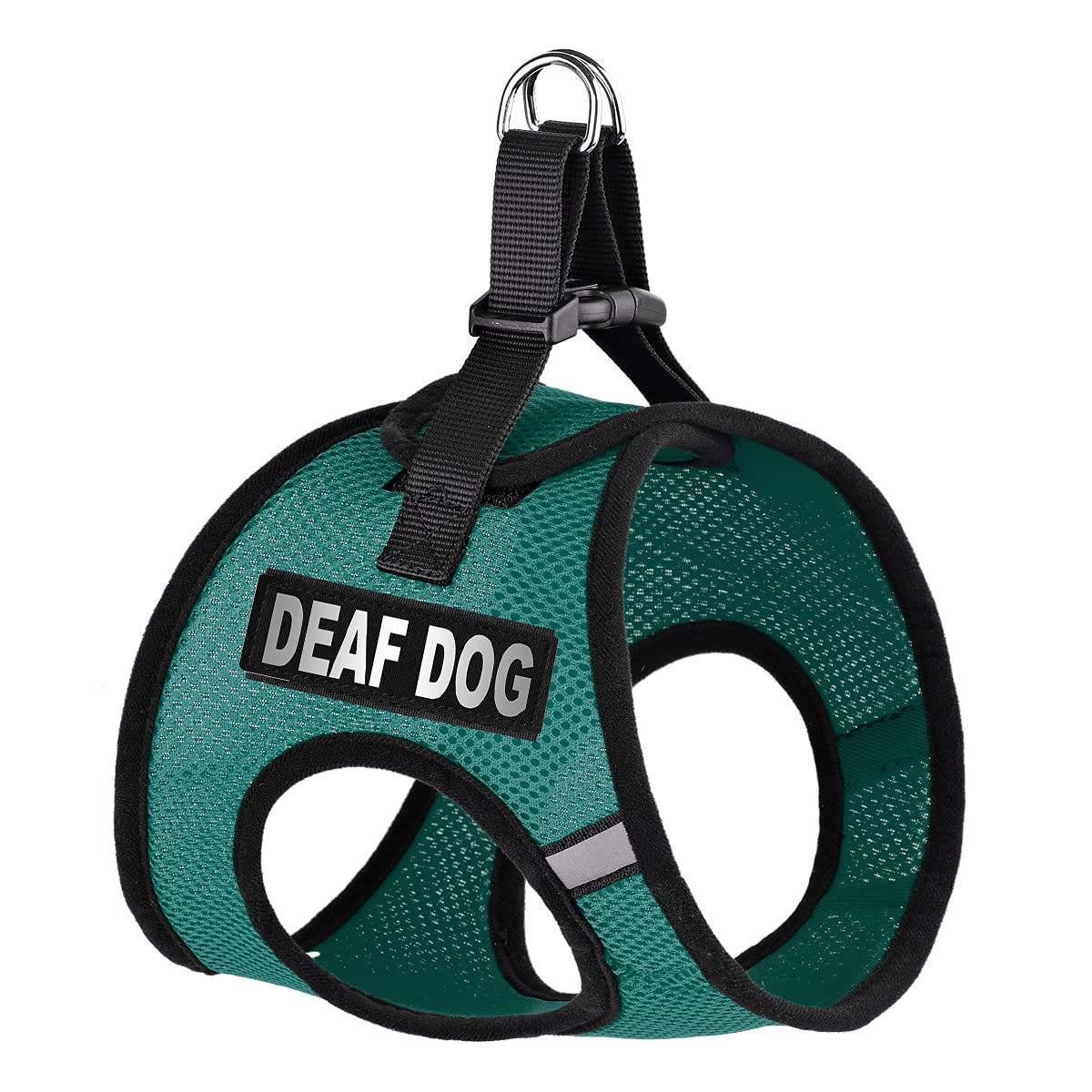 Dogline York Step In Mesh Dog Harness With Deaf Dog Patches No Choke Pet Vest Soft Gentle Padded Chest Halter For Puppies Small 