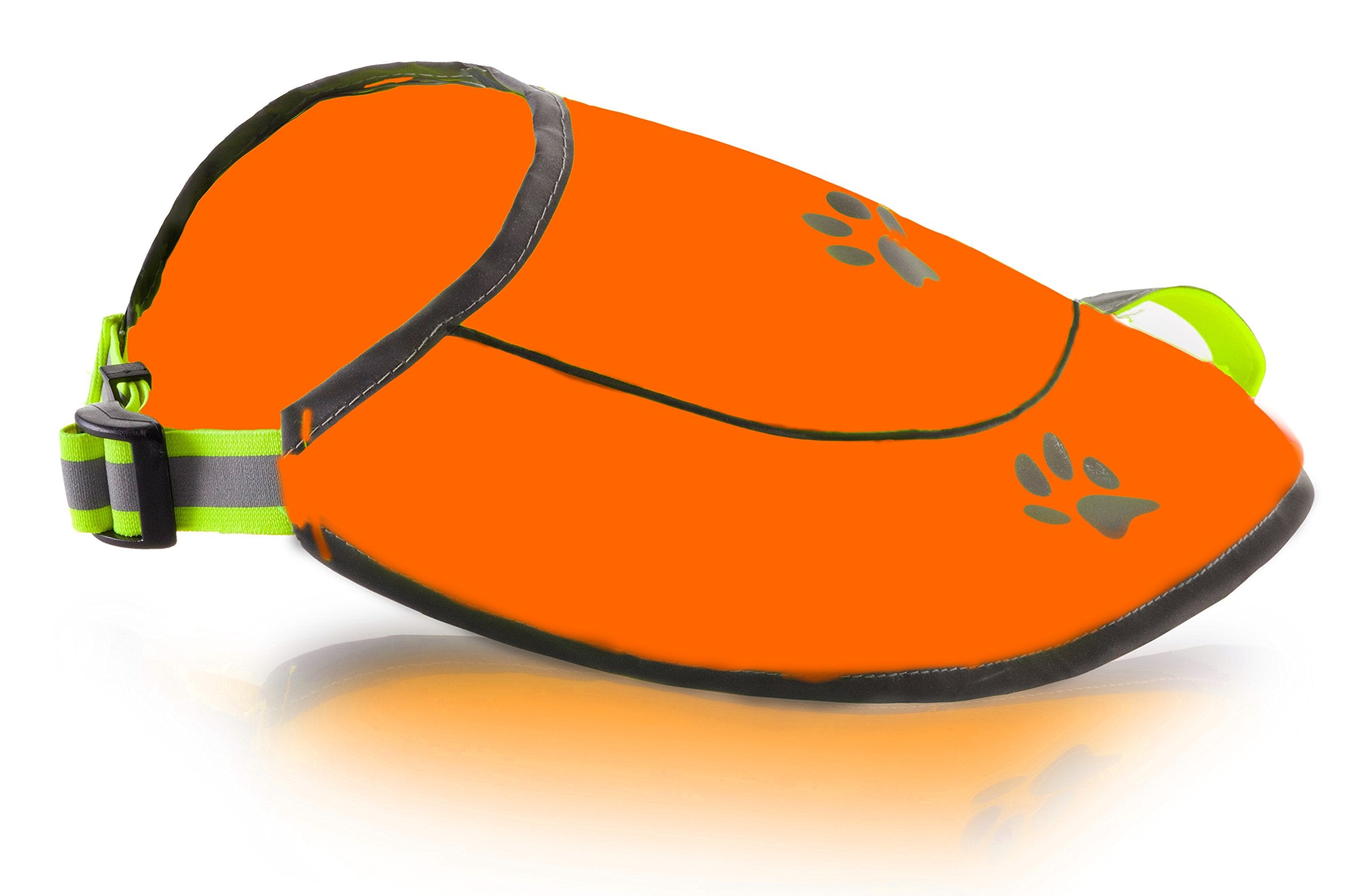 Funtone Colors Dog Hunting Vest Reflective Dog Vest - Dog Safety Vest With Elastic Strap, Comfortable Dog Reflective Vest, Reflective Dog Safety Jacket High Visibility Vest For Dogs - Orange X-Large