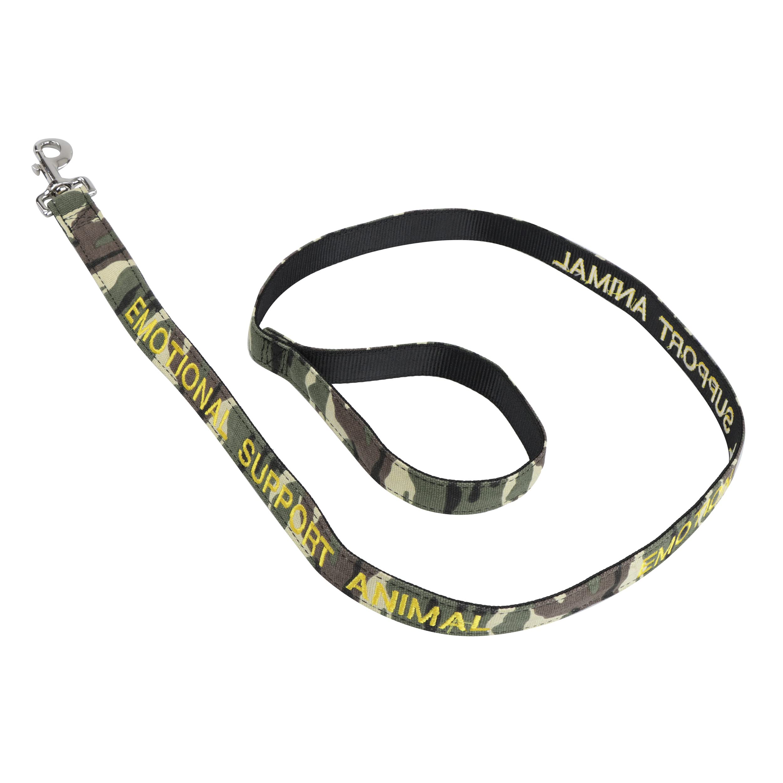 Mondo Medical Service Dog Leash - 5Ft Camo Canvas Emotional Support Animal Lead For Service Pets