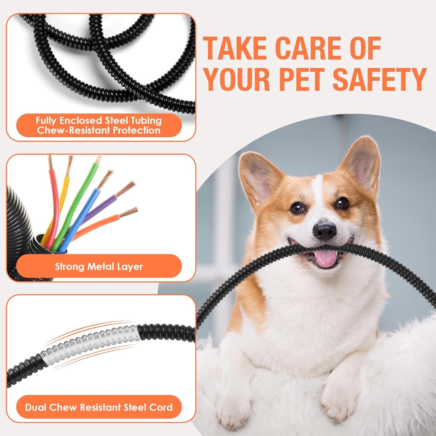 ENJOY PET Dog Heating Pad, 13-Level Timer, 9-Level Temp, Small, Grey, Model PA-H01, Chew Resistant Cord, Auto Power Off