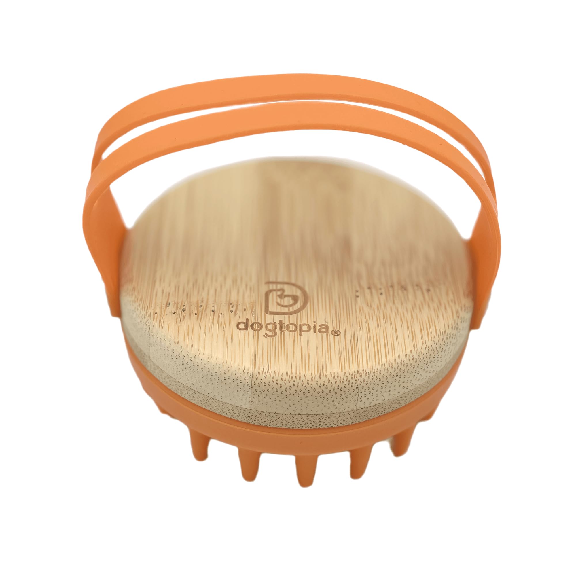 Dogtopia Dog Bath Brush | Dog Shampoo Brush | Dog Scrubber For Bath | Dog Washing Brush With Handle | Pets Deshedding & Massagin