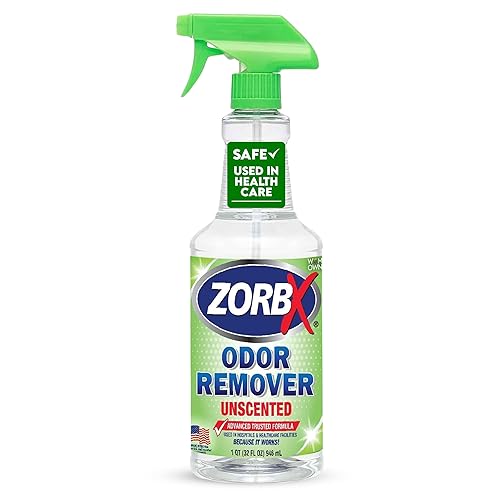 Zorbx Unscented Odor Remover Spray - Perfect Solution For Strong Odor | Advanced Trusted Formula & Fast-Acting Odor Eliminator For Dog, Cat, Puppy (32Oz.)
