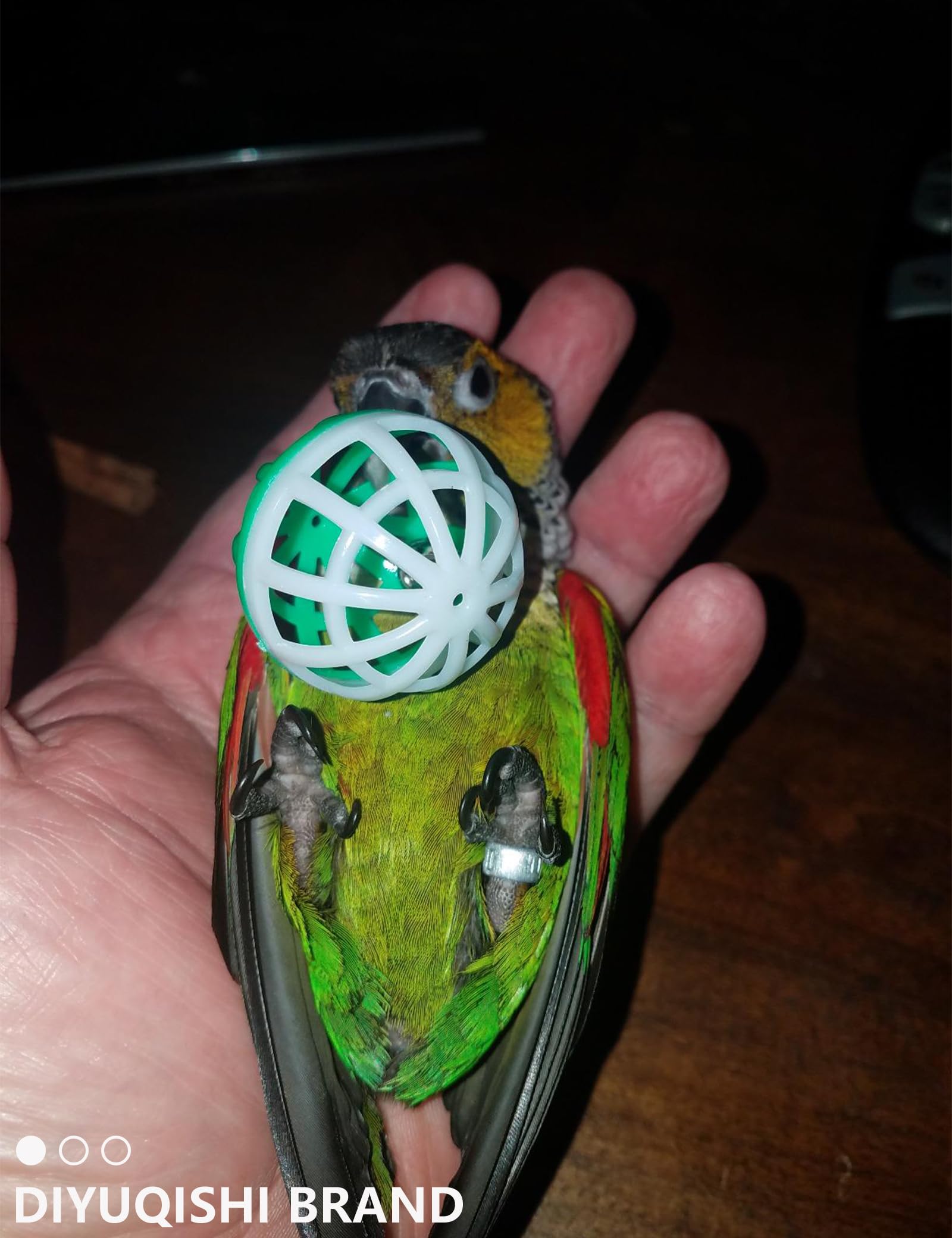 Diyuqishi Bird Toys For Parrots - 18 Pcs Set, Colorful Bells & Woven Balls, 1.2-5.5', Perfect For Small To Large Birds, Encoura