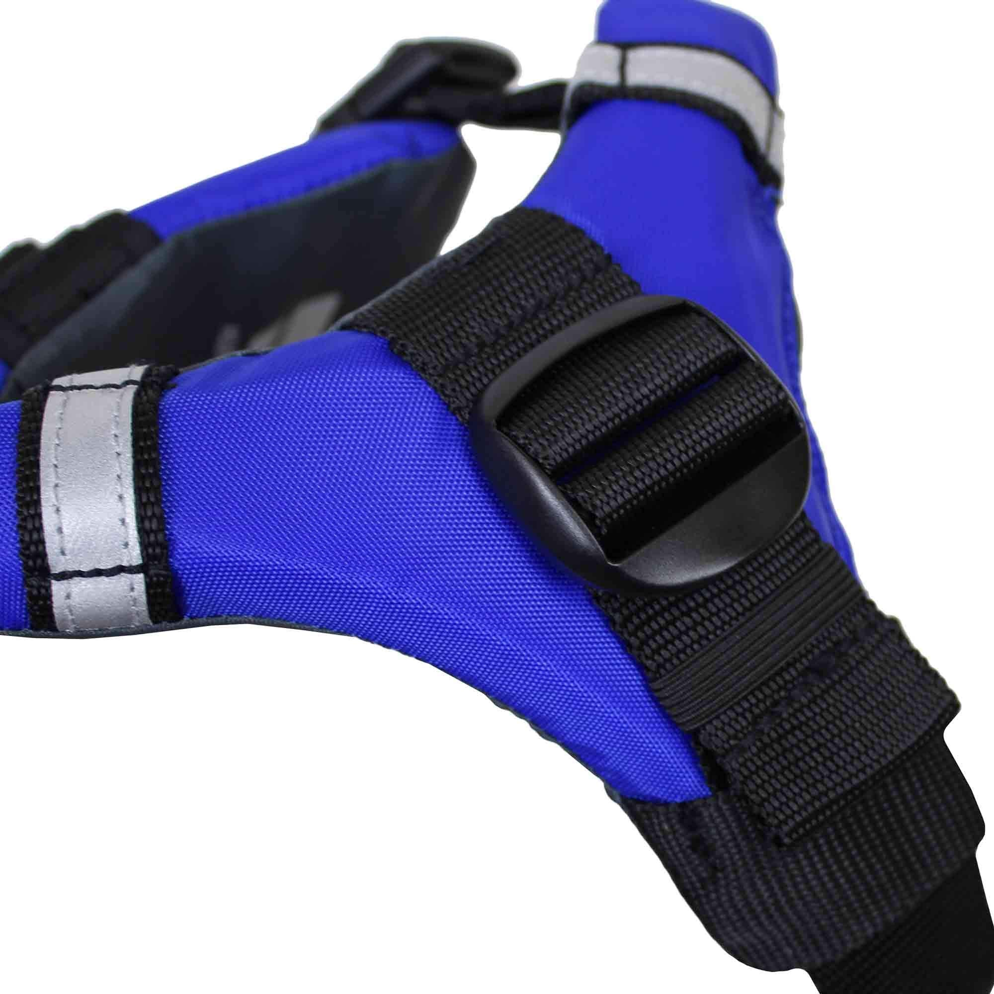 Stohlquist Waterware Pup Float Deluxe Life Jacket, Blue, X-Large