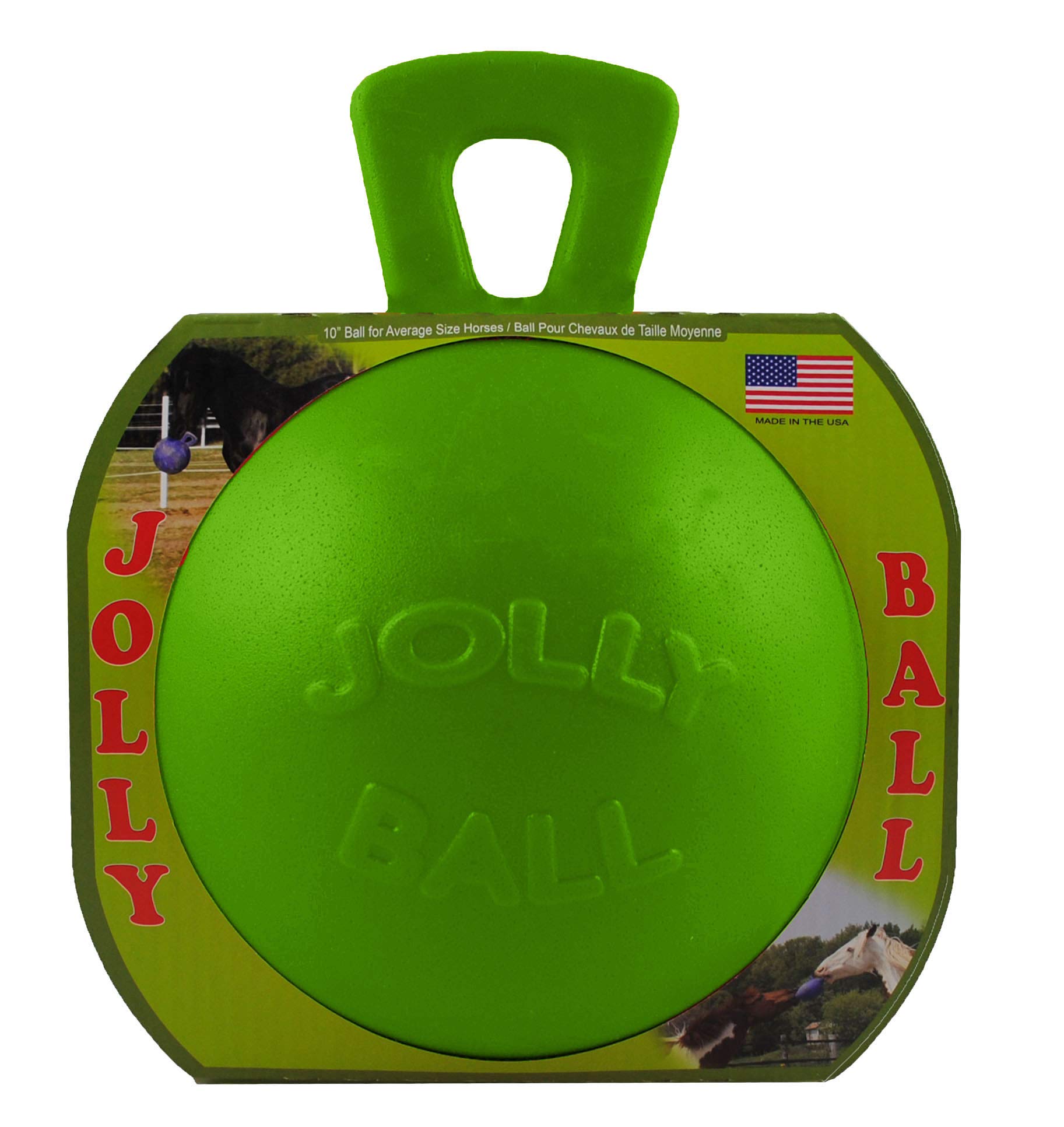 Horsemen'S Pride 10'' Horse Jolly Ball Apple Scented