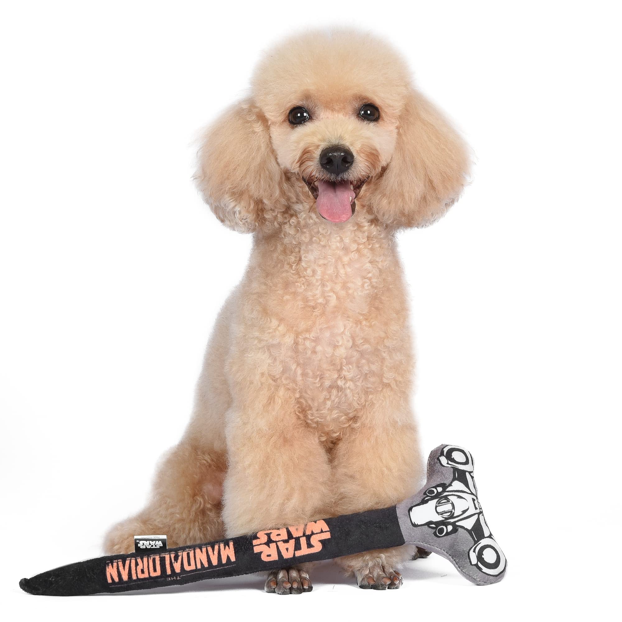 Star Wars For Pets Razor Crest Plush Dog Toy With Squeaker And Crinkle Toy For Dogs | Crinkly Dog Toys, Squeaky Dog Toys, Dog Chew Toys With Fun Textures, 15 Inch (Ff19265)