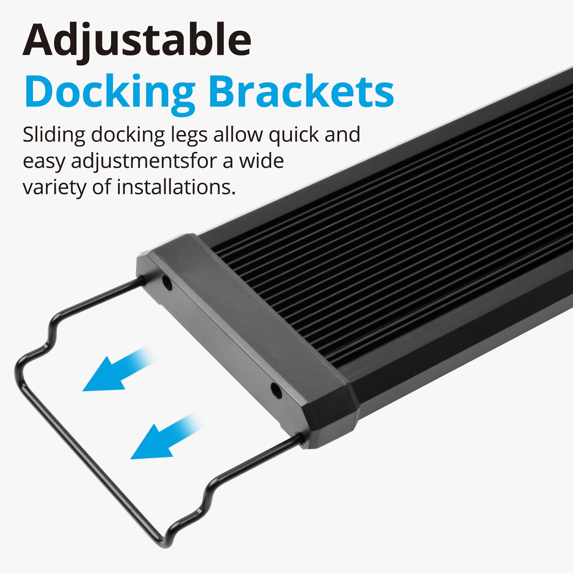 Nicrew Saltwater Aquarium Light, Marine Led Fish Tank Light For Coral Reef Tanks, 2-Channel Timer Included, 30 To 36-Inch, 32-Watt