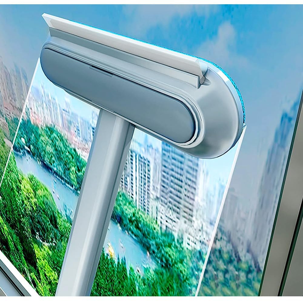 4 In 1 Window Screen Cleaning Brush, Multifunctional Pet Hair Removal Brush And Squeegee, Dog & Cat Hair Cleaner Brush And Hair