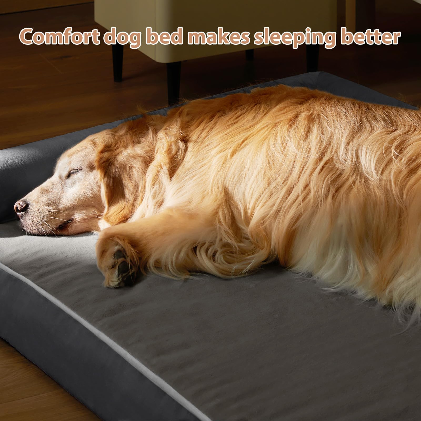 Bfpethome Washable Dog Beds For Extra Large Dogs, Orthopedic Dog Bed Extra Large, Big Dogs Couch With Removable Washable Cover,