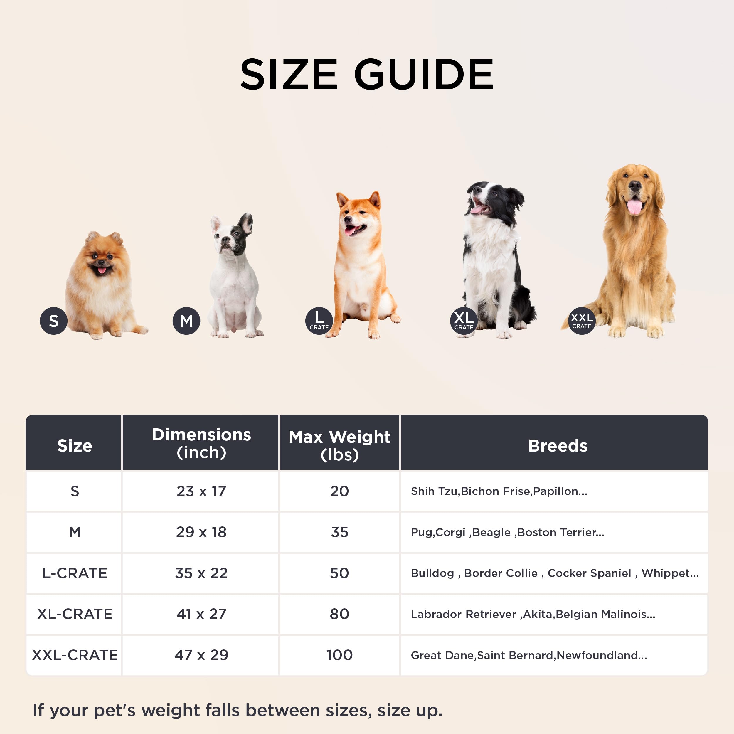 Bedsure Dog Beds Large Sized Dog- Orthopedic Pet Beds for Crate with Removable Machine Washable Cover, NOT Waterproof Egg Crate