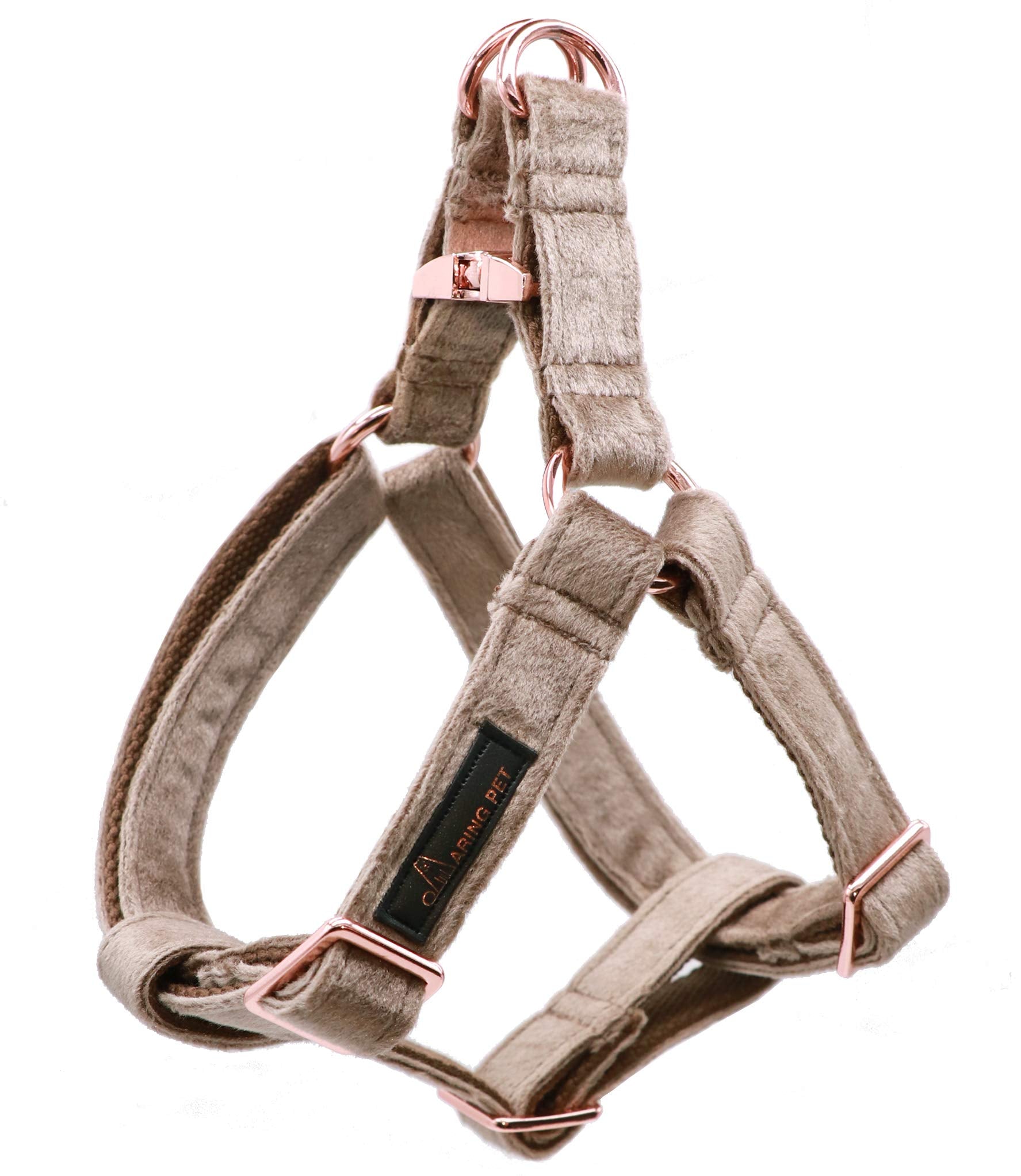 Aring Pet Dog Halter Harness, Velvet Dog Harness, No Pull Dog Halter Harness, Adjustable Heavy Duty Dog Harness For Small Medium Large Dogs