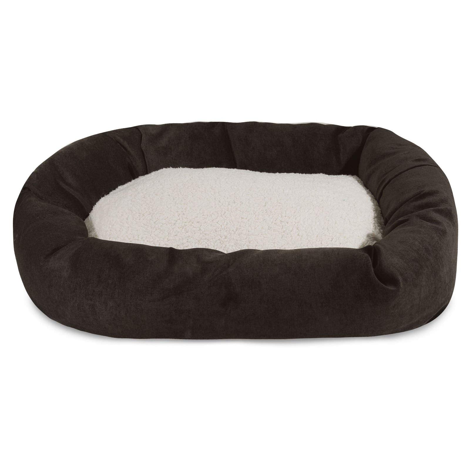 52 inch Storm Villa Collection Sherpa Bagel Dog Bed