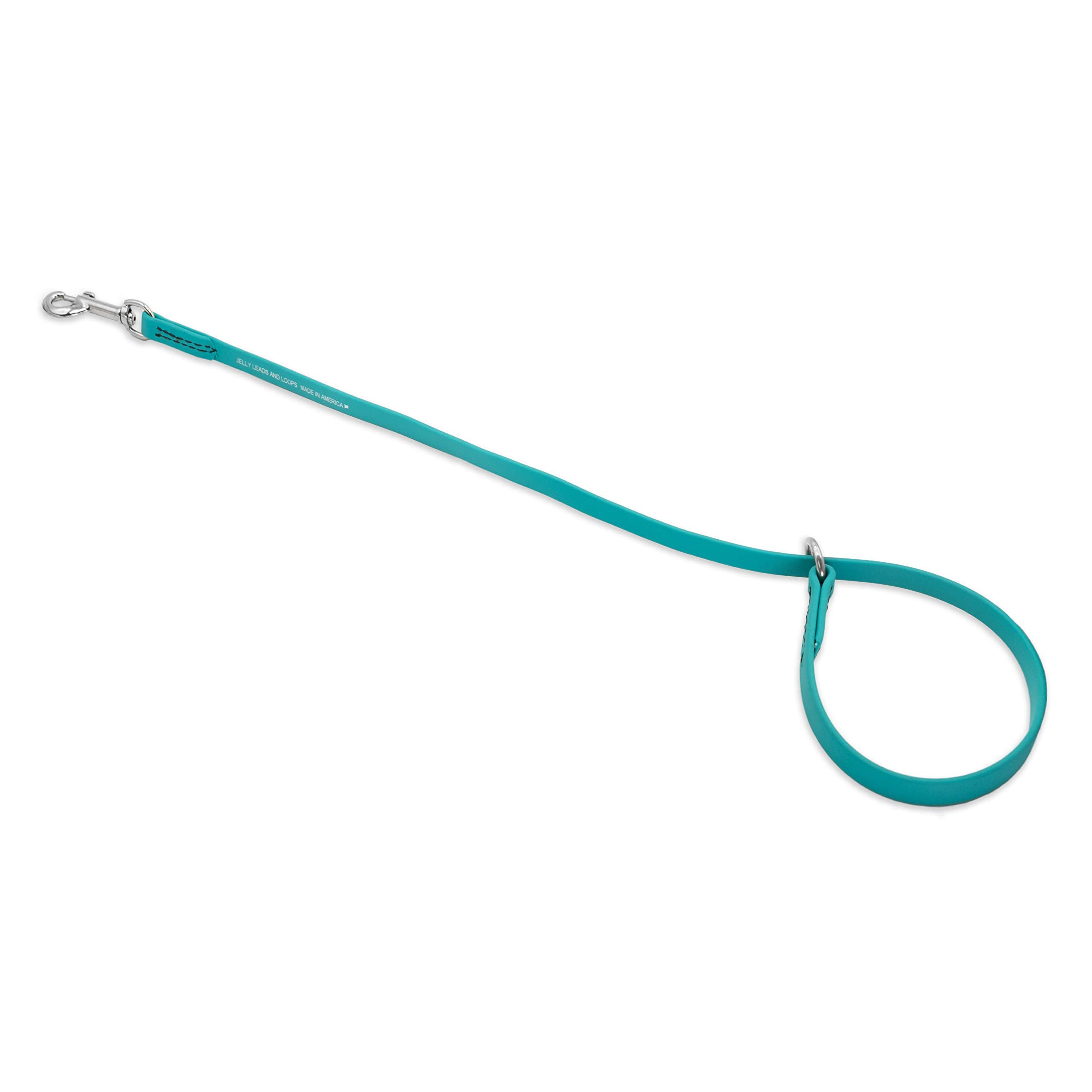 Jelly Pet Grooming Loop Slip Style (1/2'' X 30'', Teal) | Made In The Usa