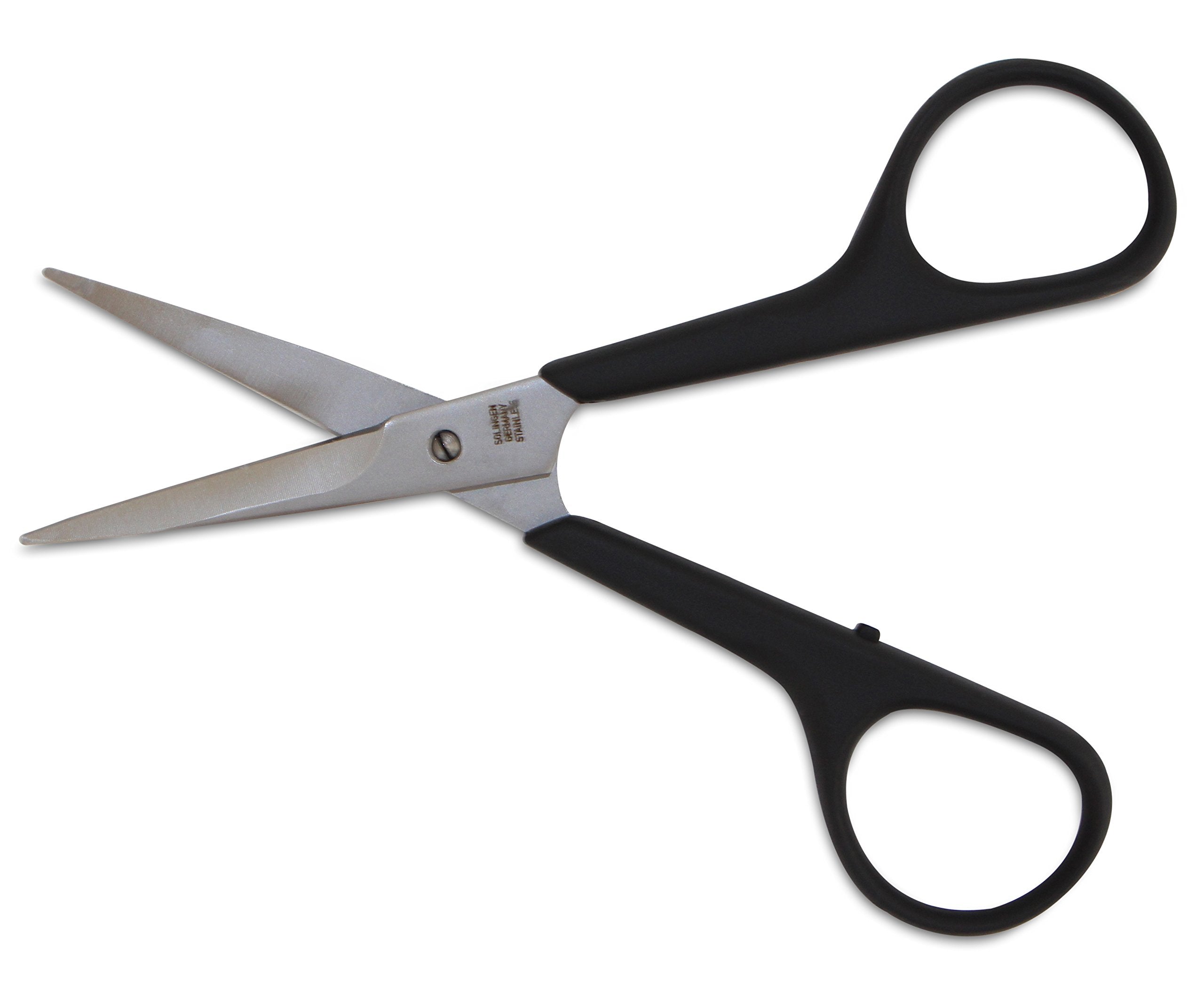 Mars Professional Stainless Steel Hair Grooming Scissors Shears, Nylon Handles, 5'' Length