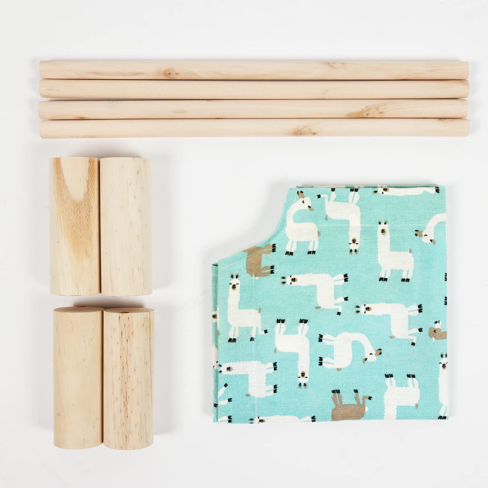 Patas Lague Cat And Dog Hammock Bed For Small Dogs, Brethable Wooden Cat Pet Rabbit Elevated Cooling Outdoor Bed Cots Furniture