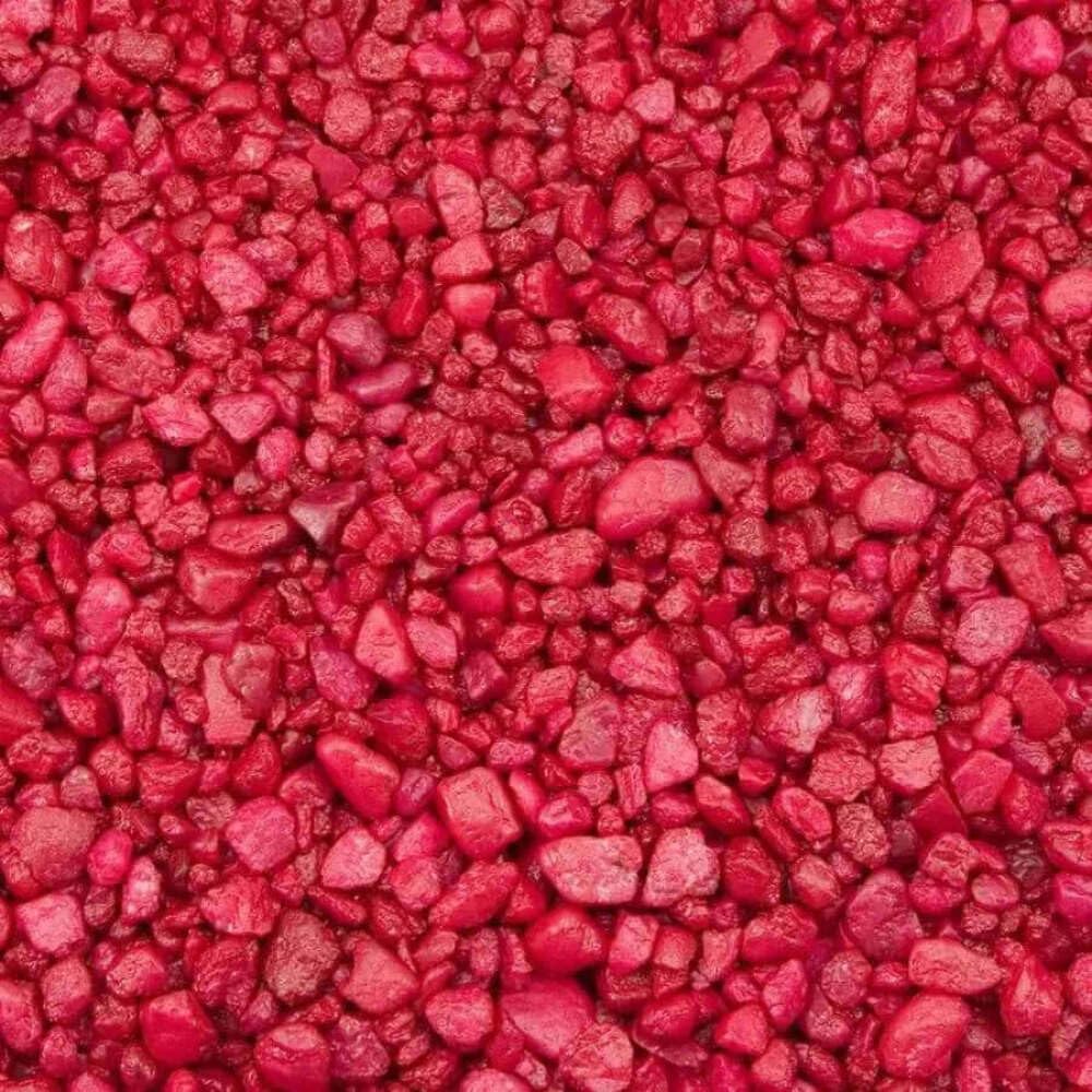 Spectrastone Special Red Aquarium Gravel For Freshwater Aquariums, 25-Pound Bag