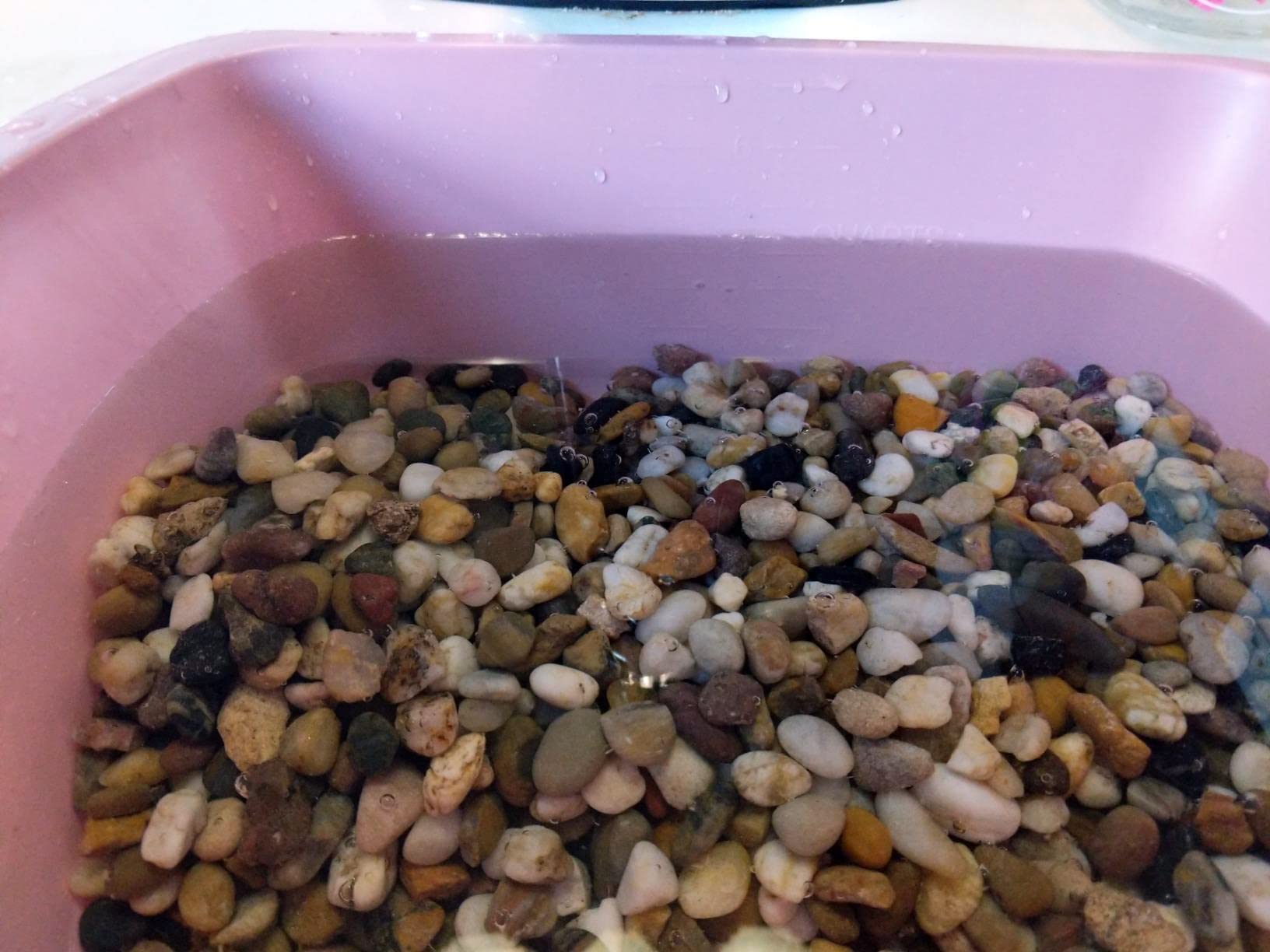 Voulosimi 12 Lbs River Rock Stones, Natural Decorative Polished Mixed Pebbles Gravel,Outdoor Decorative Stones For Plant Aquariu