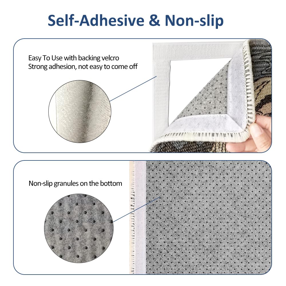 Natuay Sisal Cat Scratcher, Self-Adhesive Artistic Cats Scratching Pad For Wall Couch, Furniture Protector With Twist Pins (Davi