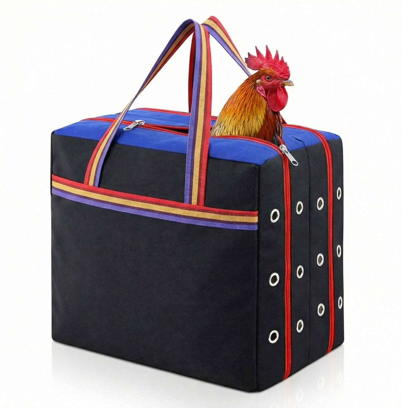 Gilprop Cage for Transporting Roosters, Galponeras Bolsa Jaulas para Gallos De Pelea, Double Maleta Cargador Carrier Case Chicke