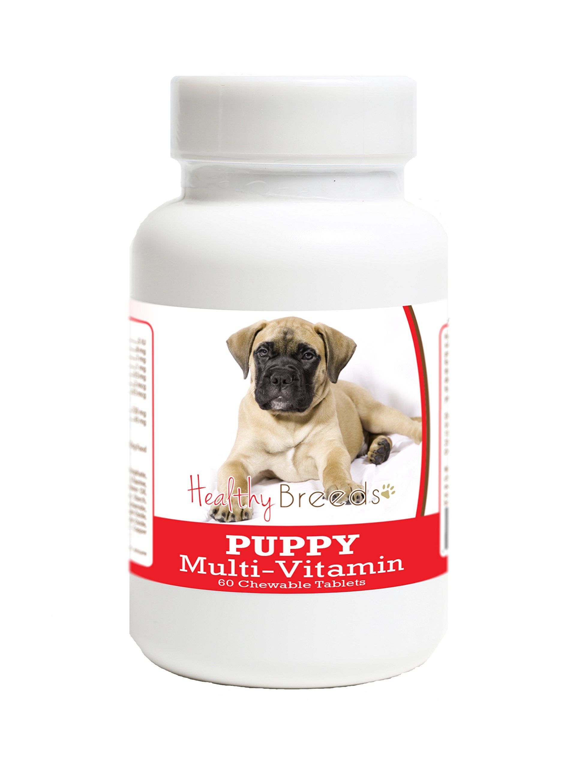 Healthy Breeds Bullmastiff Puppy Dog Multivitamin Tablet 60 Count