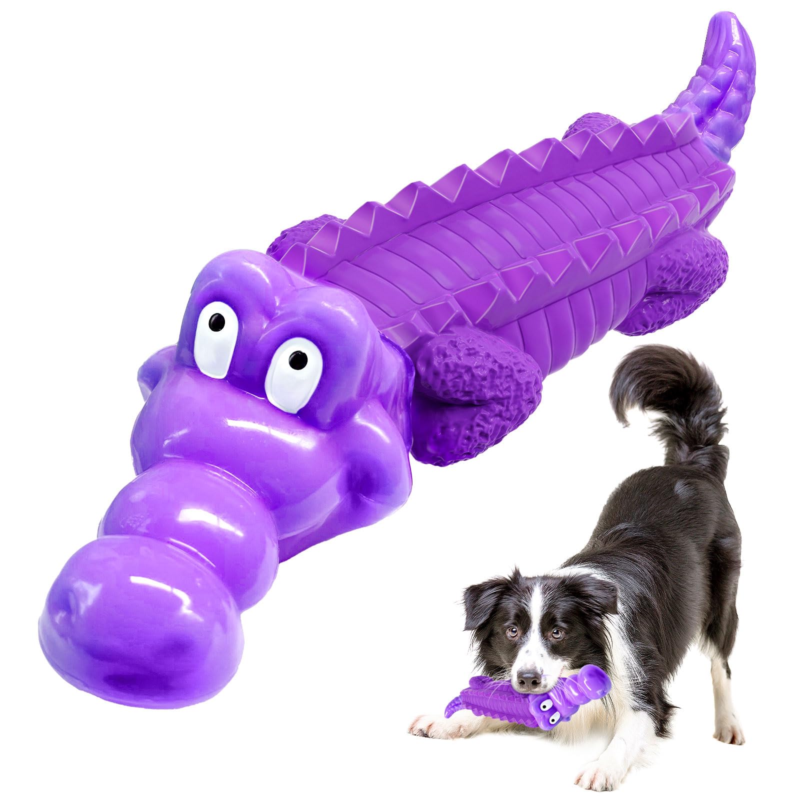 Fuufome Dog Chew Toys for Aggressive Chewers, Indestructible Tough Interactive Dog Toys for Small Medium Large Breed-Puppy Teeth