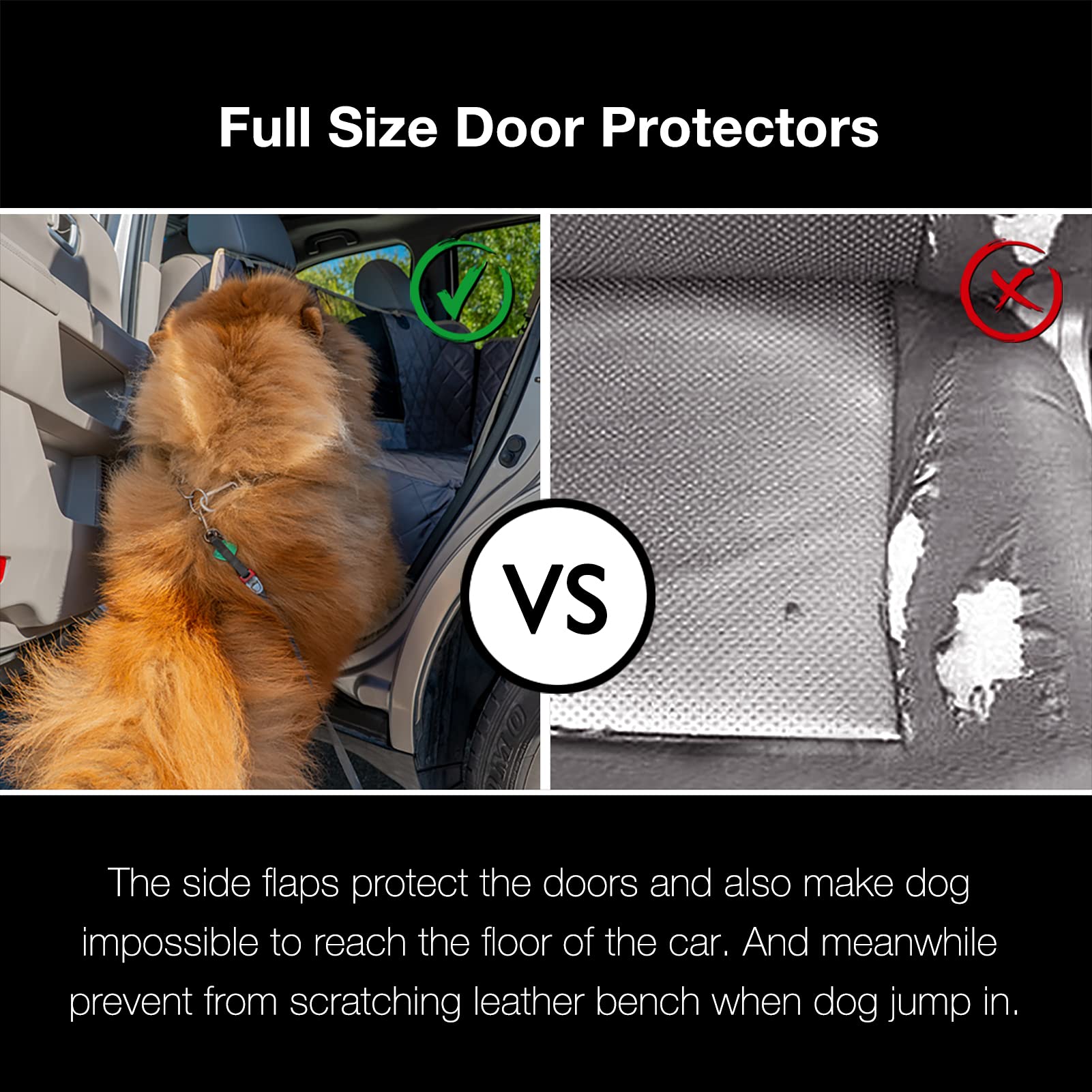 Ibuddy Truck Dog Hammock - 100% Waterproof, Machine Washable X-Large Pet Seat Cover With Side Flap For Large Suv And Truck