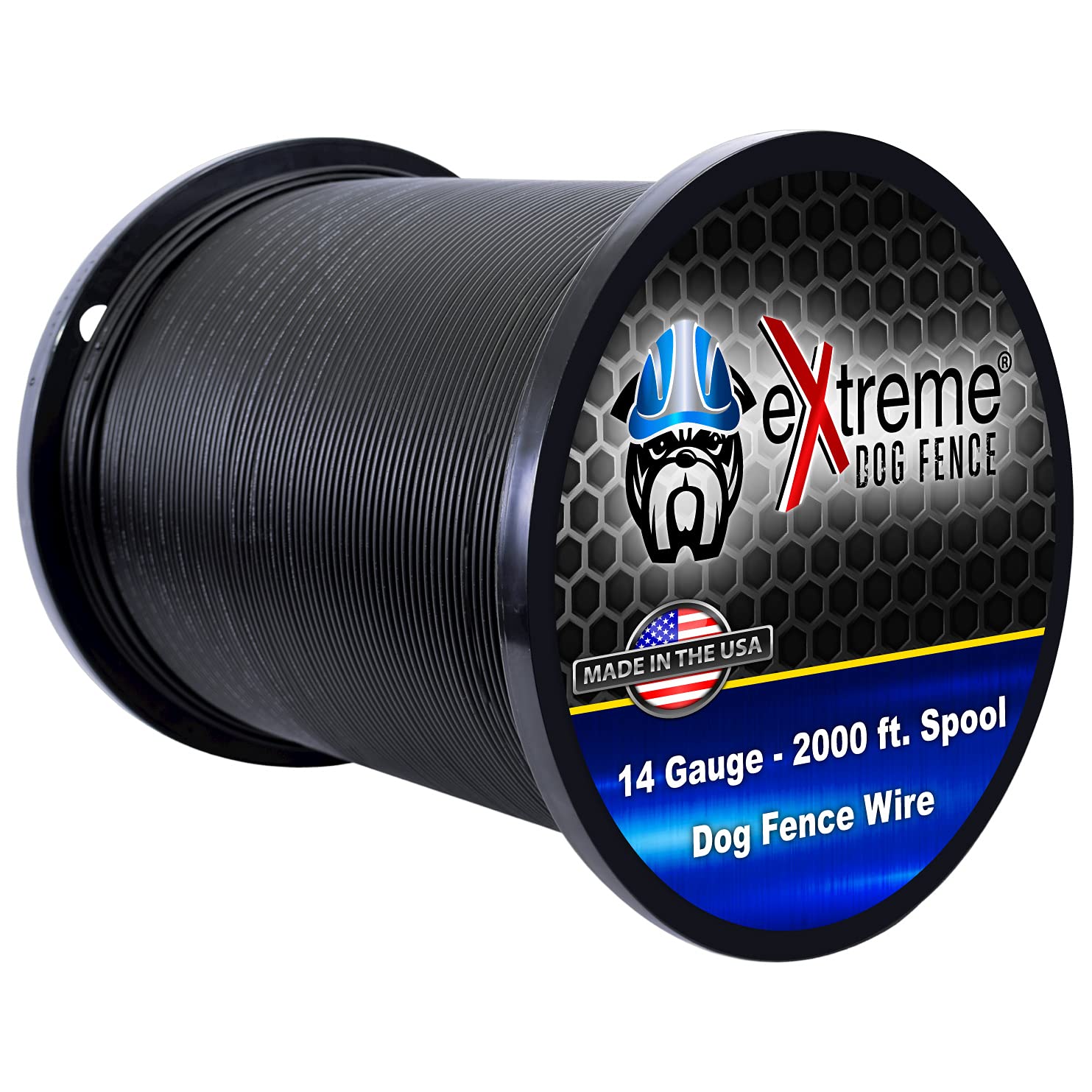 Extreme Dog Fence Industrial Grade Dog Fence Wire - 2000 Feet Of Thickest Longest Lasting Electric Dog Fence Wire Available -14 