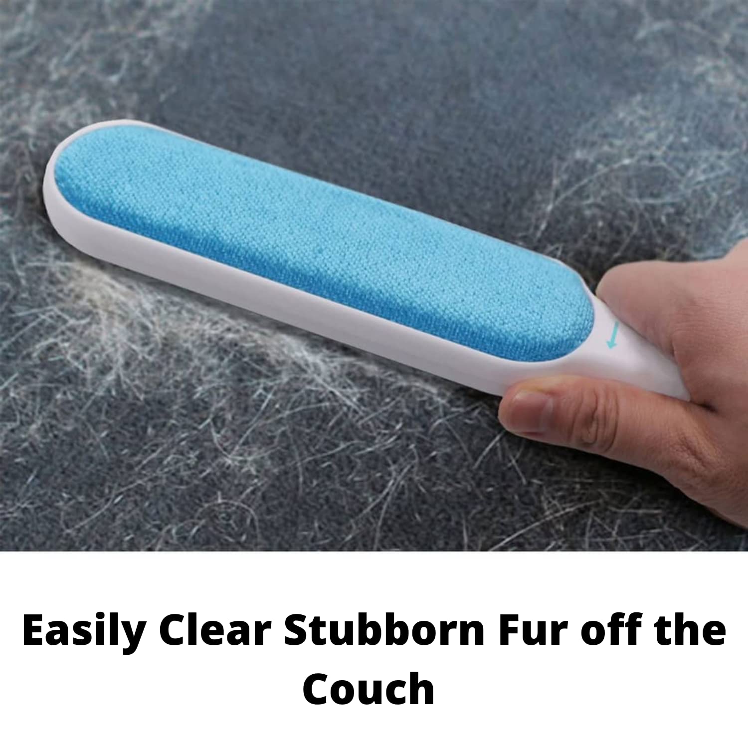 Pet Hair Remover Brush - Dog Hair Remover For Clothes - Lint Brush Pet Hair Remover - Reusable Fur Remover For Furniture And Clothing - Light Pet Dander Remover With Self Cleaning Base